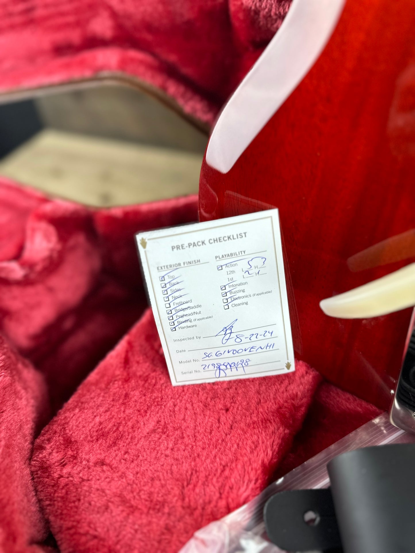 Used Gibson SG Standard '61 Maestro Vibrola - Vintage Cherry 219840198