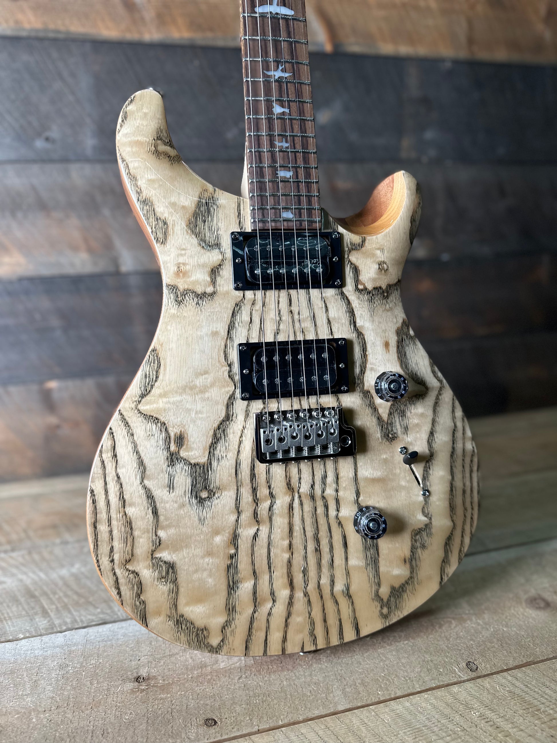 PRS SE Custom 24 Burled Ash Limited Edition - Natural 101163 PRS SE Custom 24 Burled Ash Limited Edition - Natural 101163