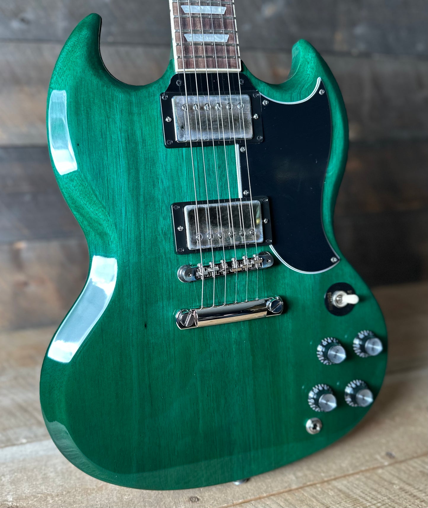 Gibson SG Standard '61 Beautiful Mahogany Body - Transluscent Teal 215350283