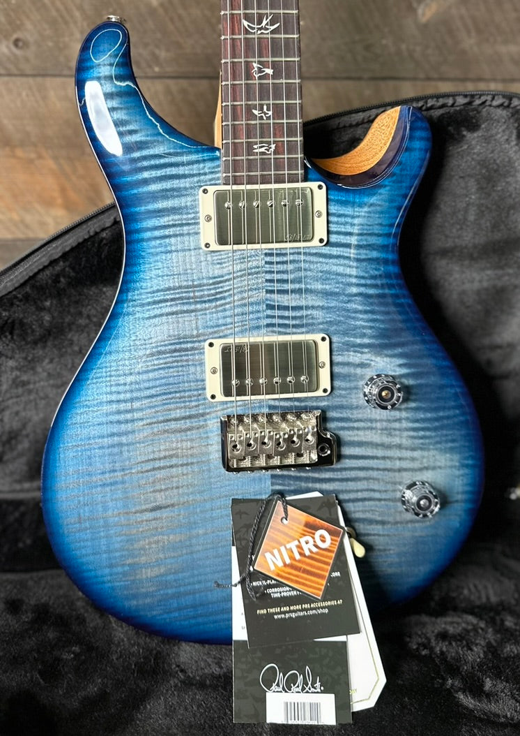 PRS CE 22 Limited Color!! - Faded Whale Blue w/ Blue Smokeburst, Natural Back 413845