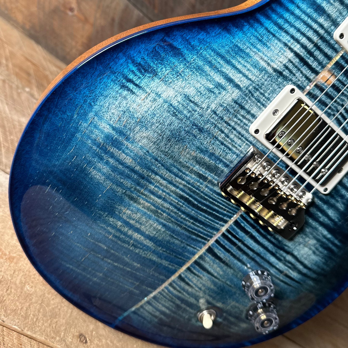 PRS Santana Retro Custom Color - Faded Blueburst 411491