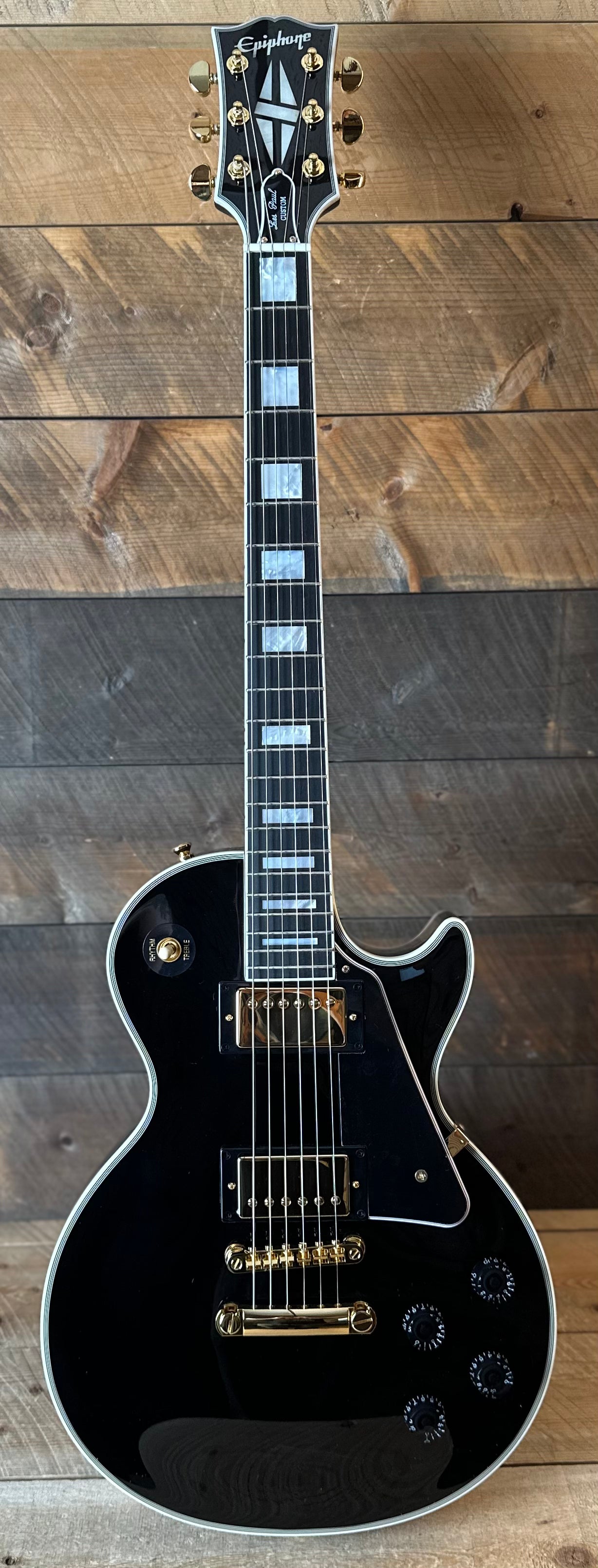 Epiphone Inspired By Gibson Custom Les Paul Custom - Ebony 26031526422