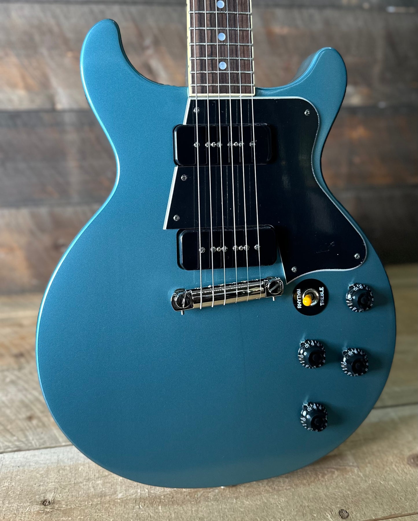 Epiphone Inspired By Gibson Custom 1960 Les Paul Special DC - RARE!* Pelham Blue 24121524065