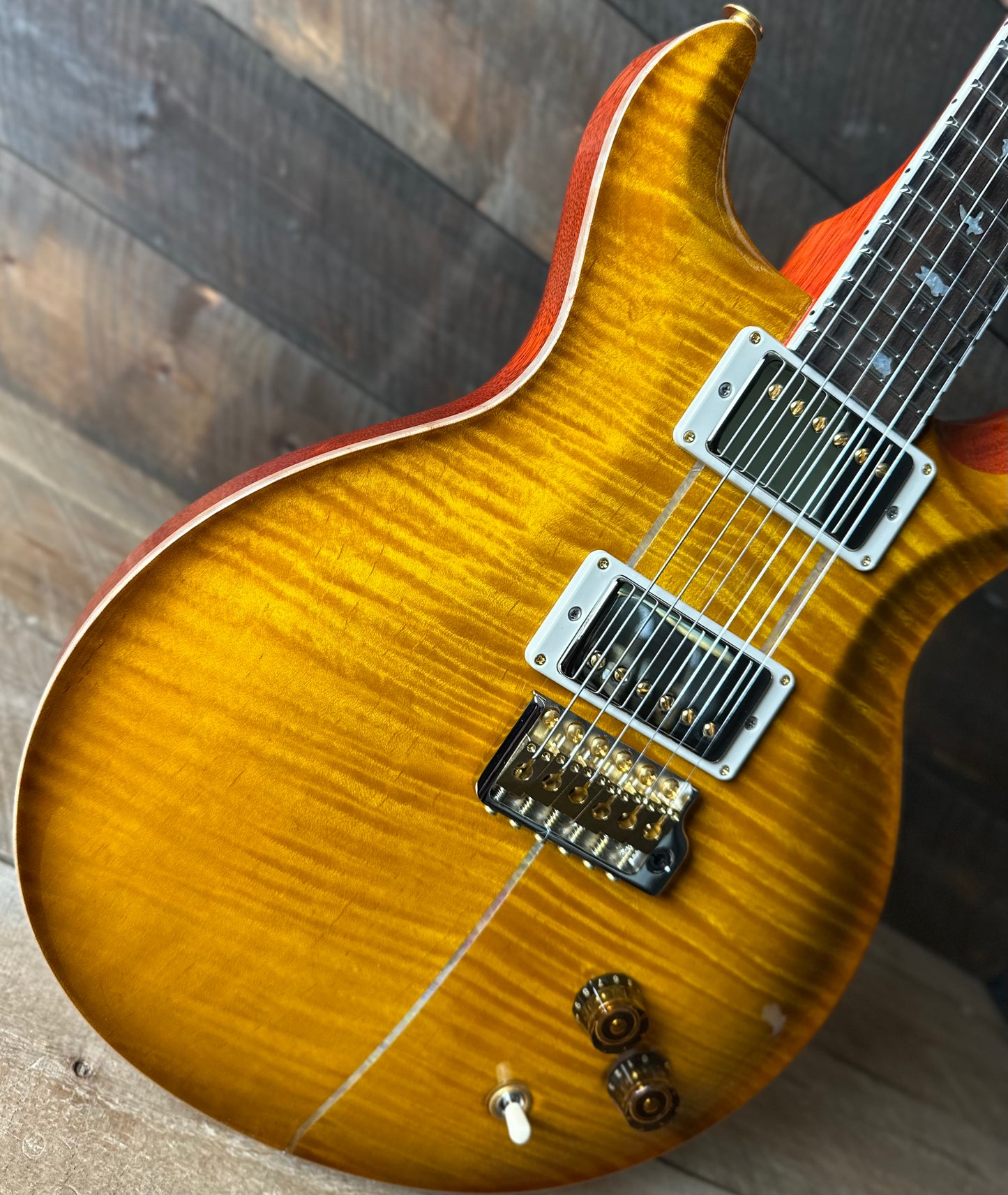 PRS Wood Library Santana Retro Korina Back & Neck, Ziricote FB!! - McCarty Sunburst 418559