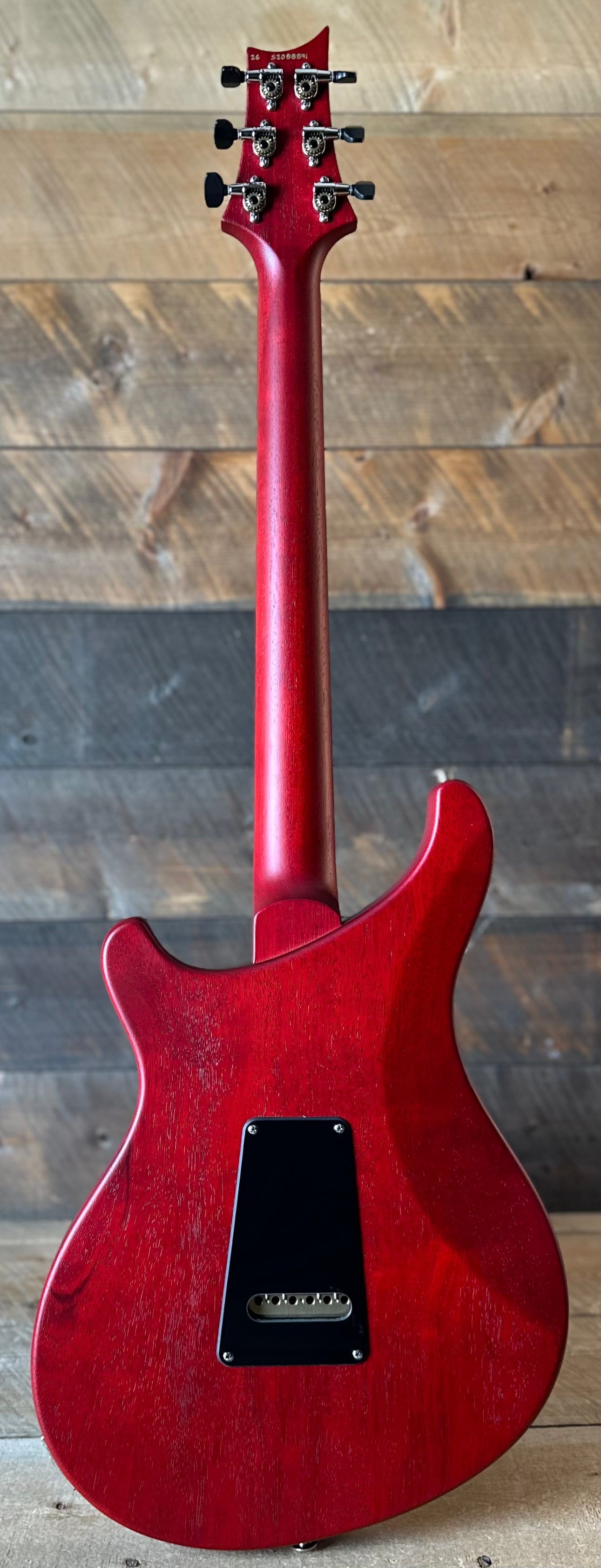 PRS S2 Vela Semi-Hollow HHT Quimper Edition – Vintage Cherry Satin Nitro USA Electric Guitar S2088841