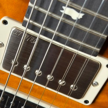 PRS S2 Wood Library Special Semi-Hollow Quilted Top Ebony Fretboard Violin Amber Sunburst  S2088415