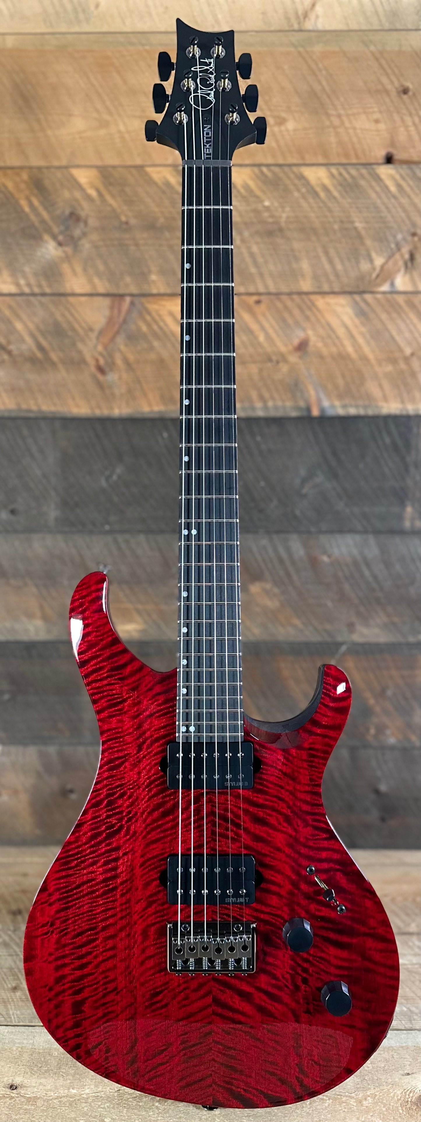 PRS Tekton Bolt-On Hardtail Bridge - Bloodstone Red Black Neck 435066