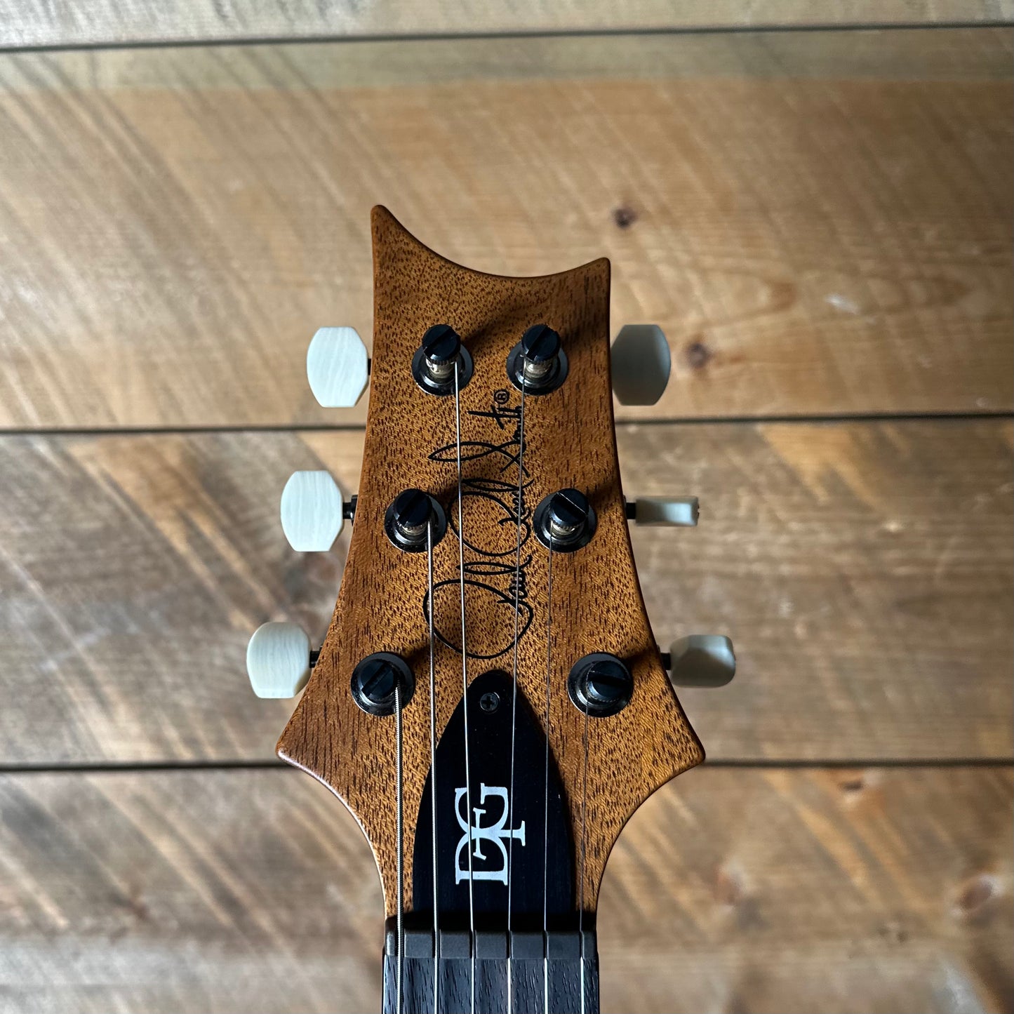 PRS Wood Library DGT Semi-Hollow David Grissom Signature, Flamed Maple 10-Top, Smoked Black Hardware - Satin Copperhead 418568