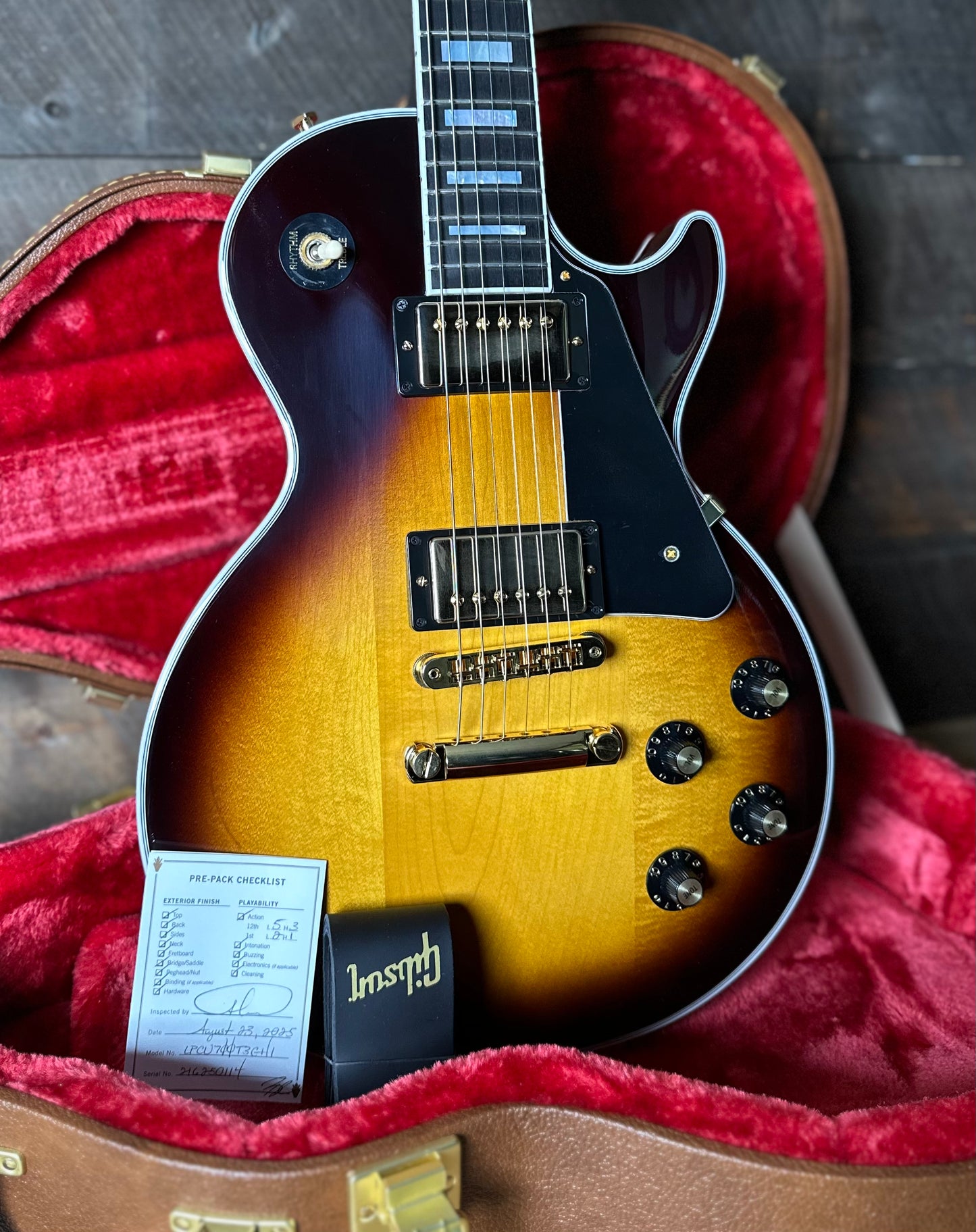 Gibson Les Paul Custom 70s - Tobacco Burst 216250114