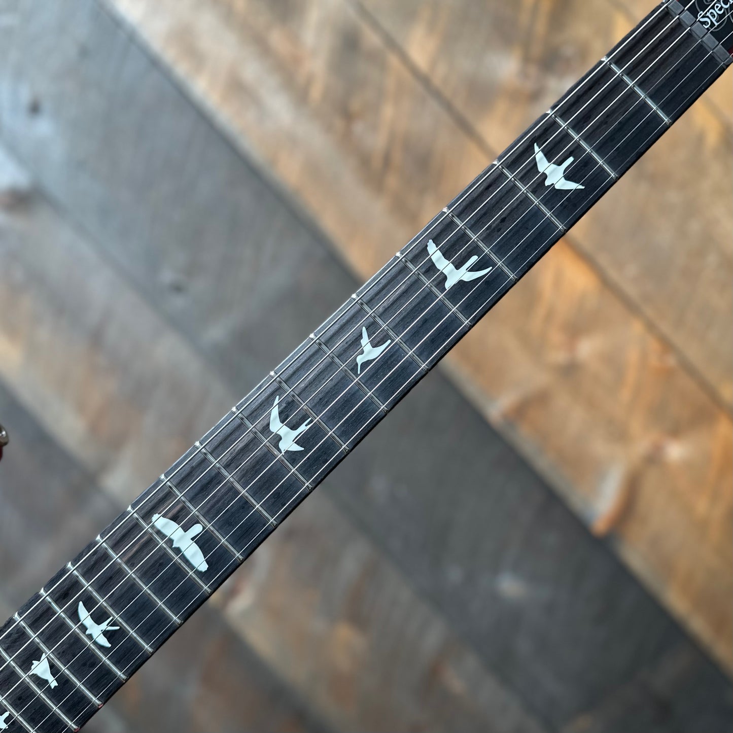 PRS S2 Wood Library Special Semi-Hollow Quilted Top - Satin Faded Grey Black Cherry Burst S2085241