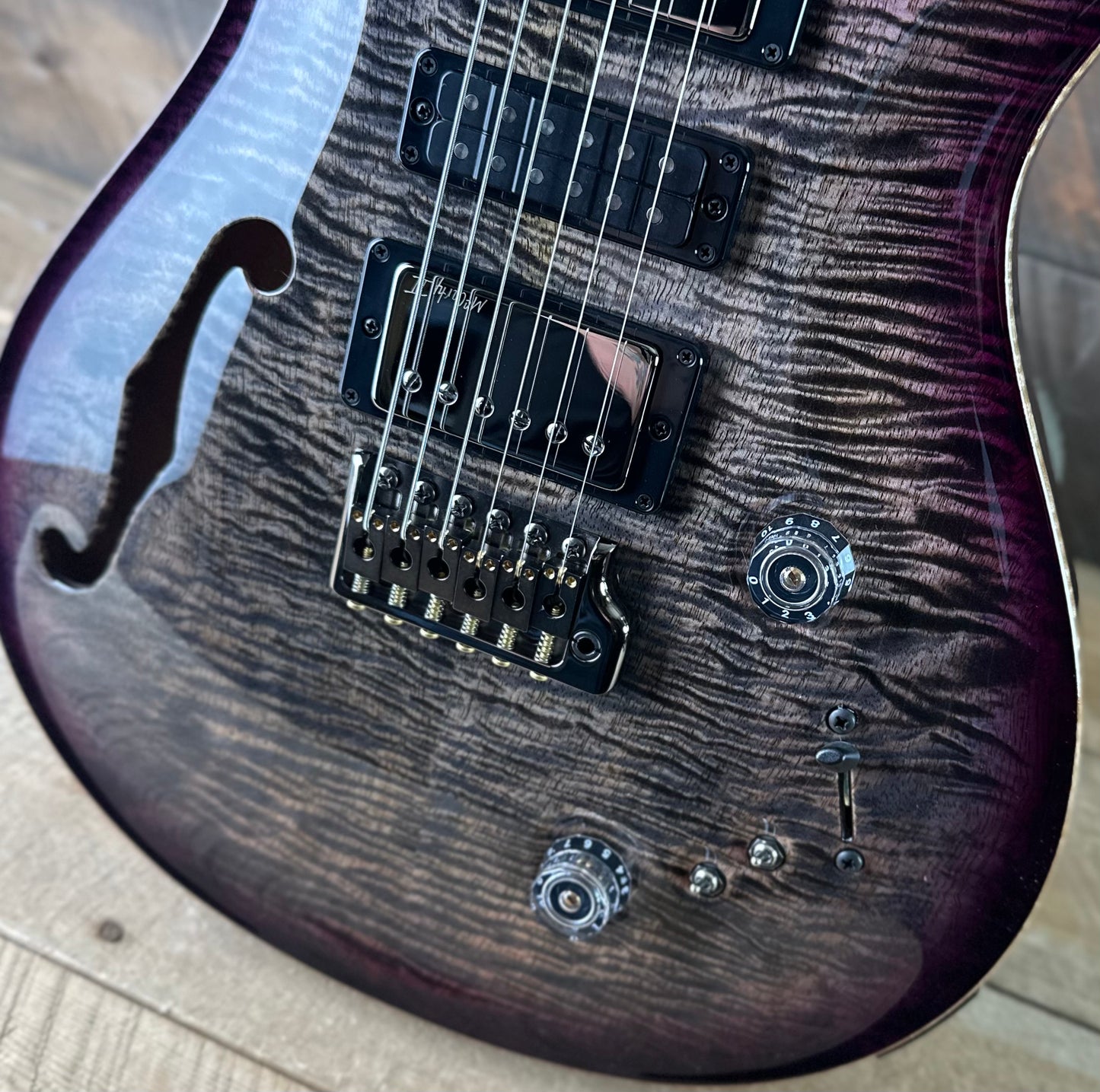 PRS Special Semi-Hollow Mango Top Limited Edition Only 200!! - Charcoal Purple Burst 425866
