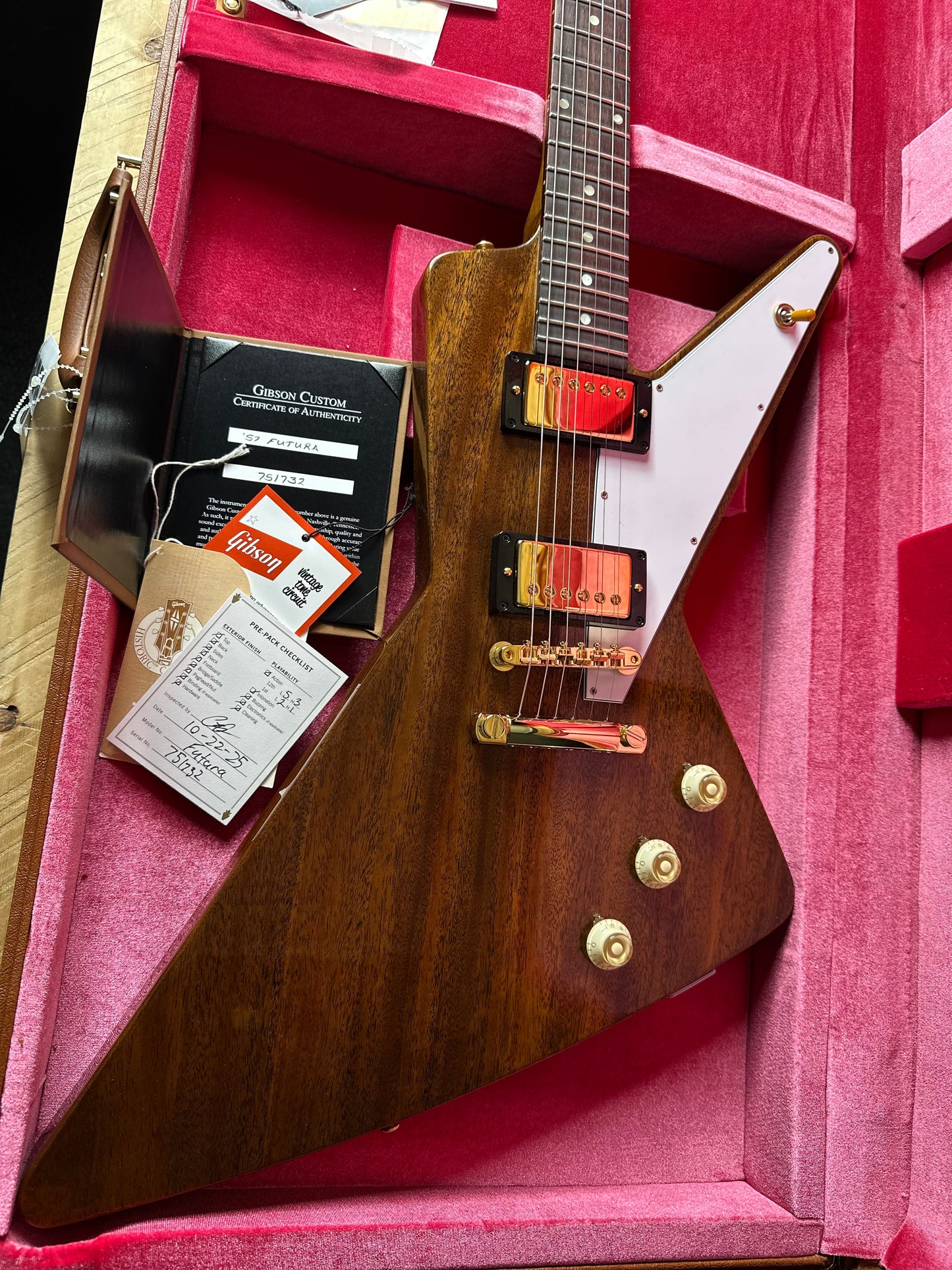 Gibson Custom 1957 Mahogany Futura Reissue, VOS - Antique Natural 751732