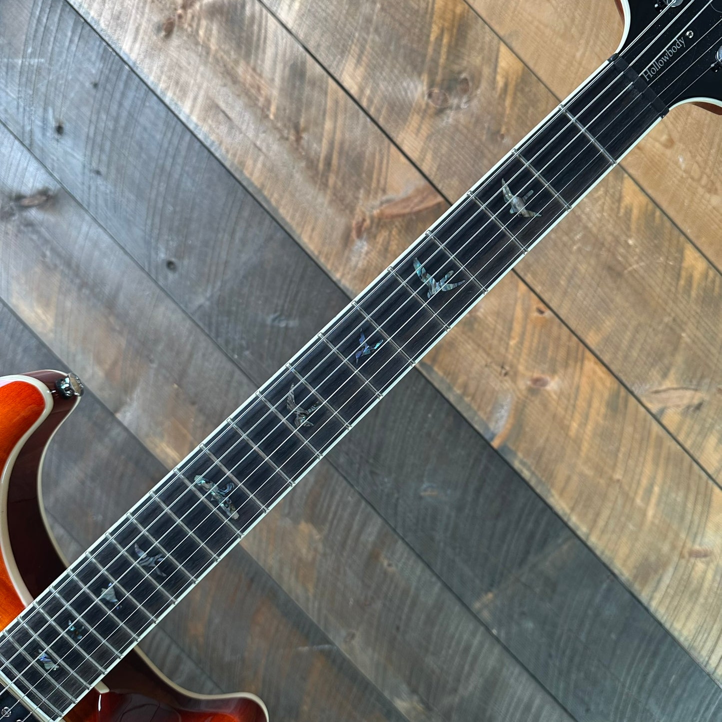 PRS SE Hollowbody II Piezo, 6 lbs - Vintage Sunburst CTIH077600