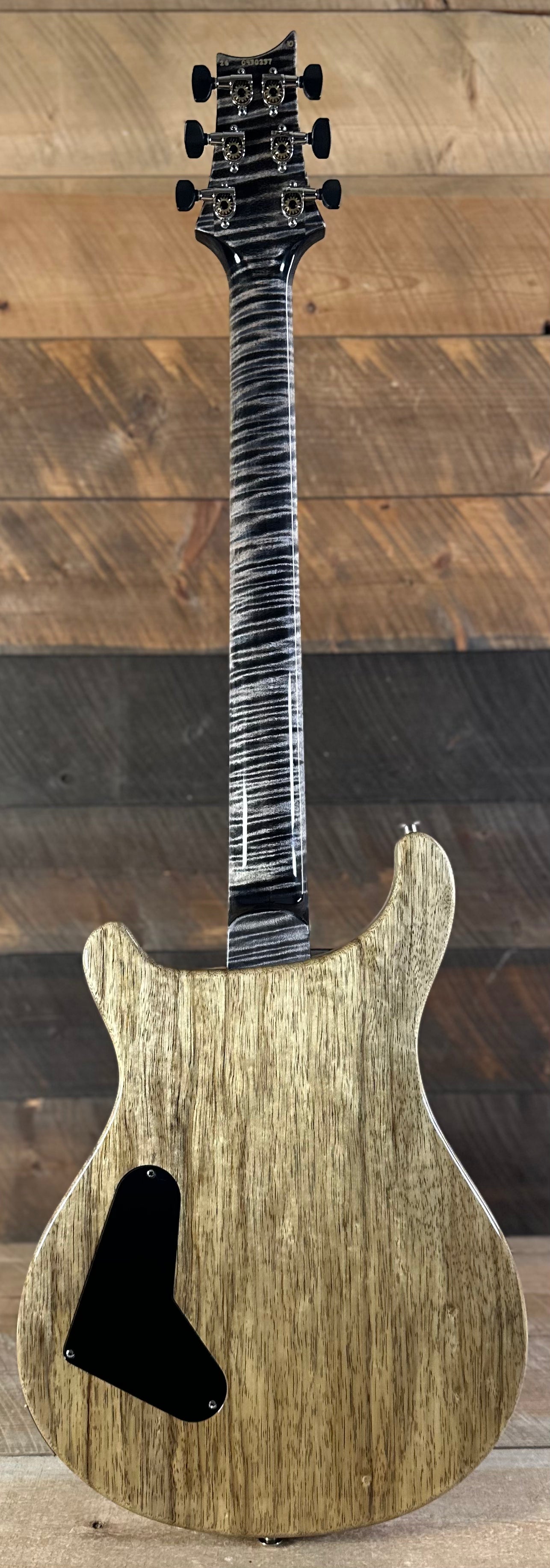 PRS Wood Library Custom 24 Stoptail Limited Edition - Charcoal (Natural Back) 430237