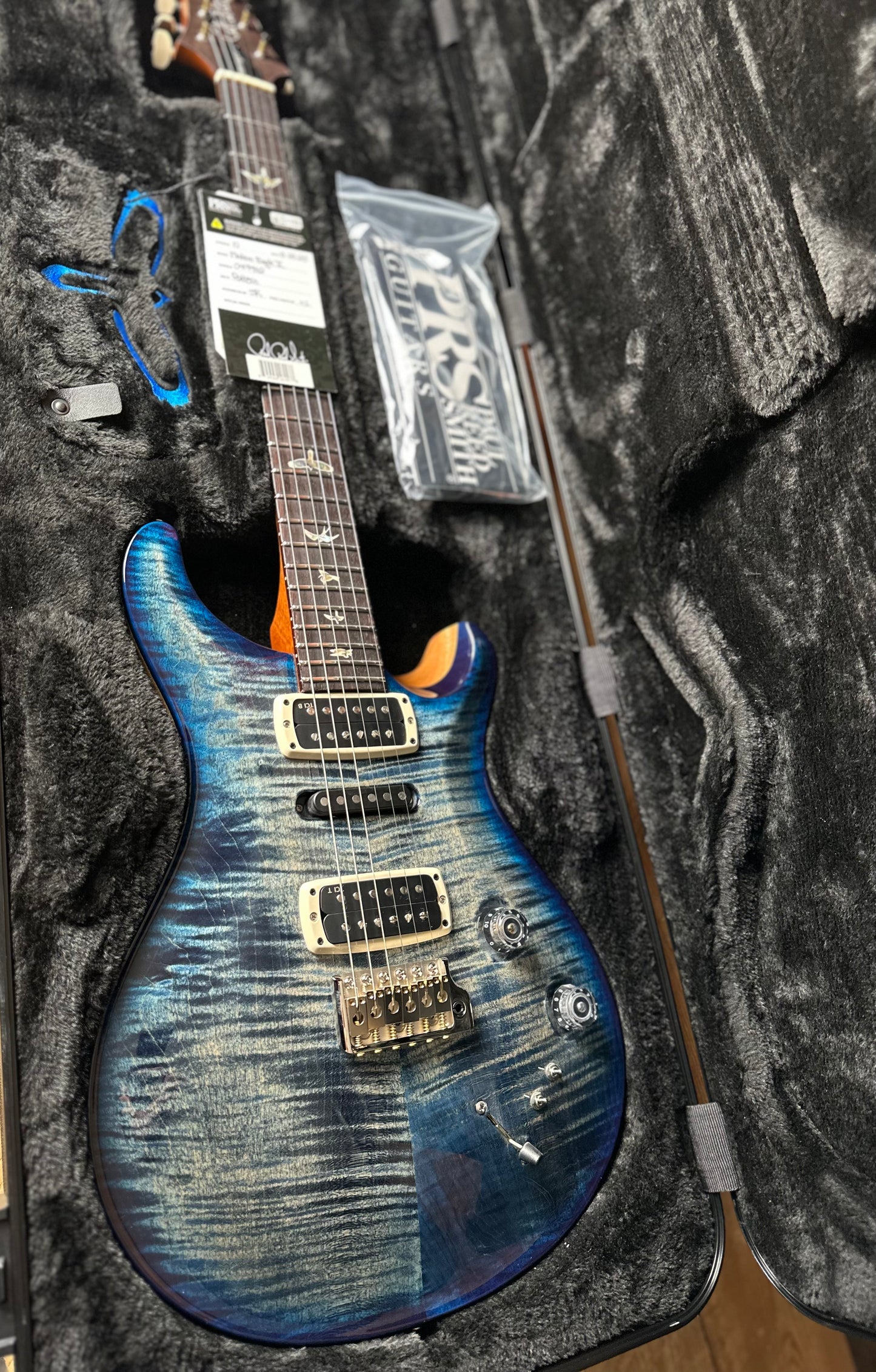 PRS Modern Eagle V Custom Color - Grey Blueburst 417812