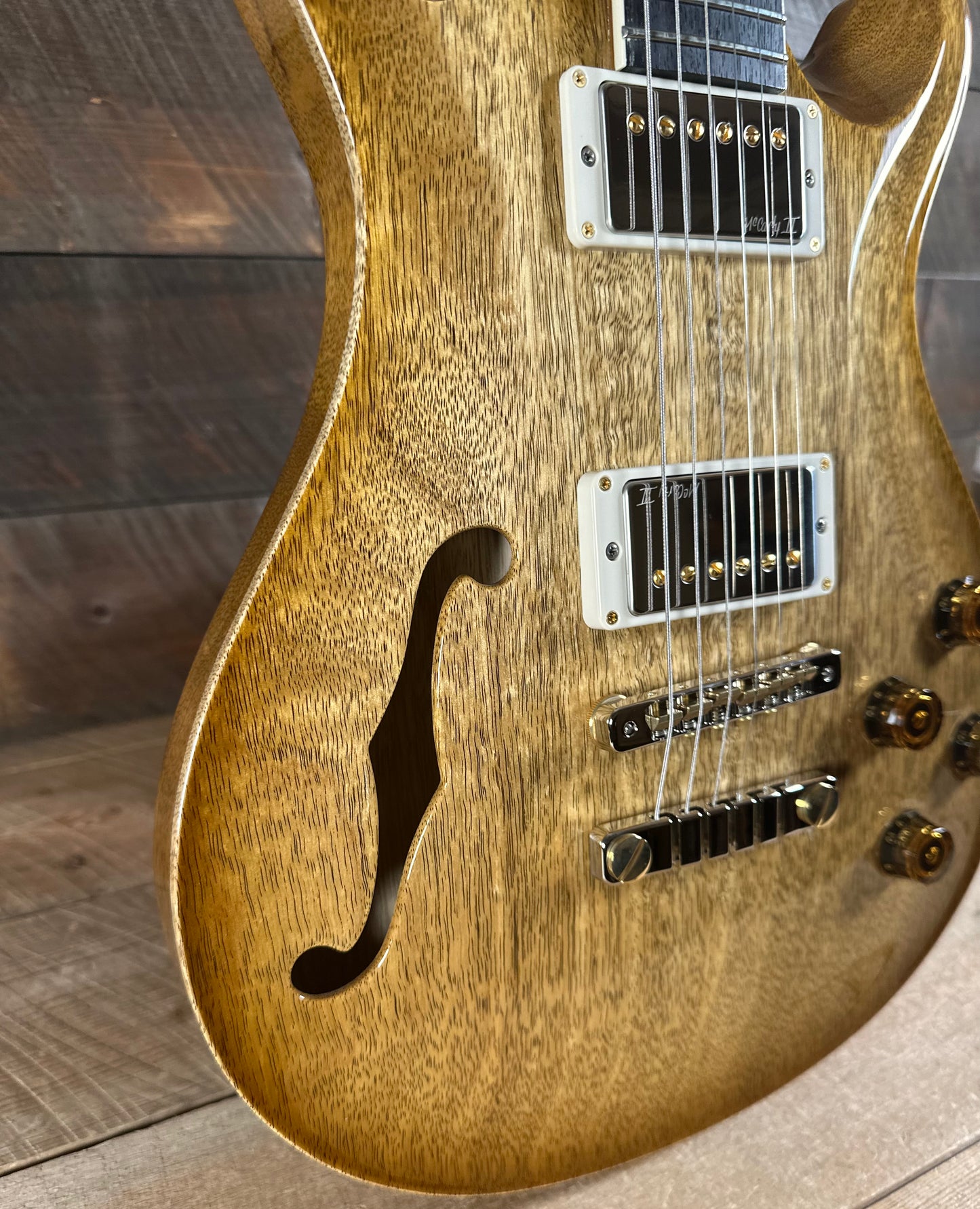 PRS Wood Library McCarty Korina 594 Semi-Hollow Small Batch Limited - Vintage Natural 433111