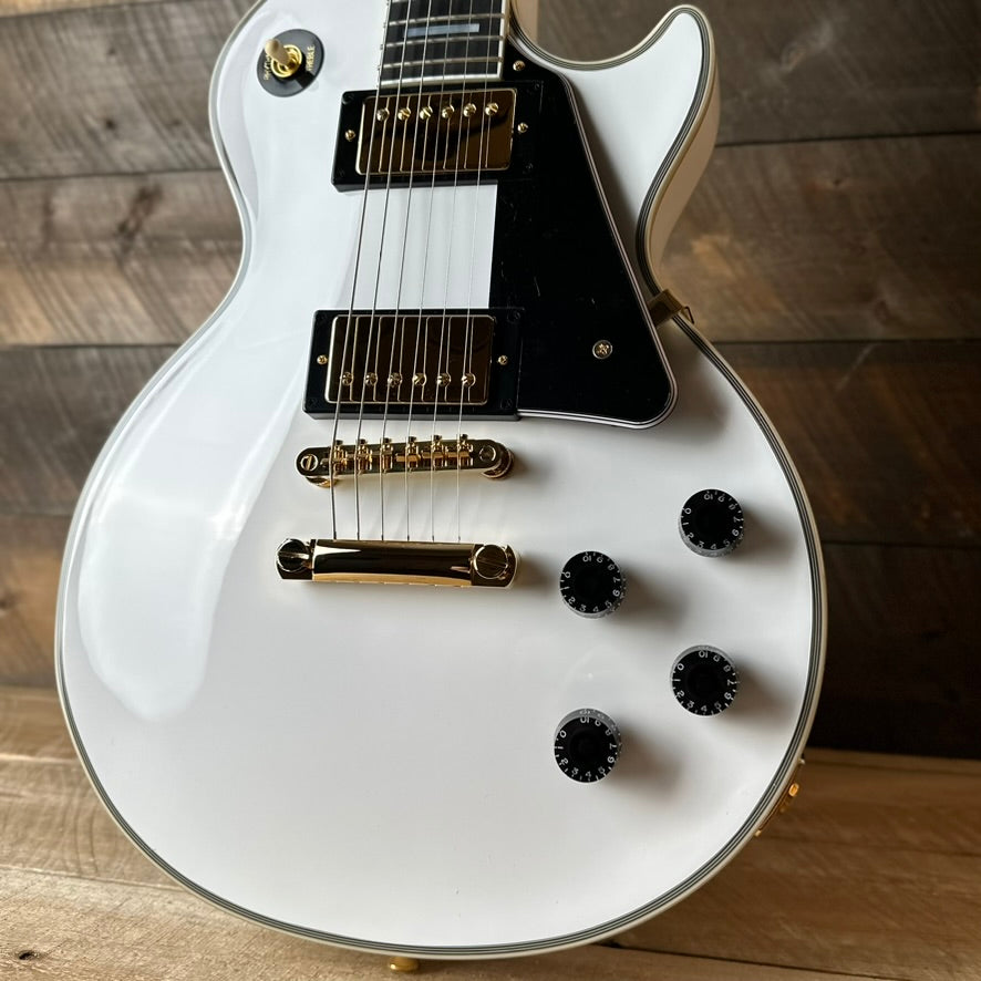 Epiphone Inspired By Gibson Custom Les Paul Custom - Alpine White 26041524573