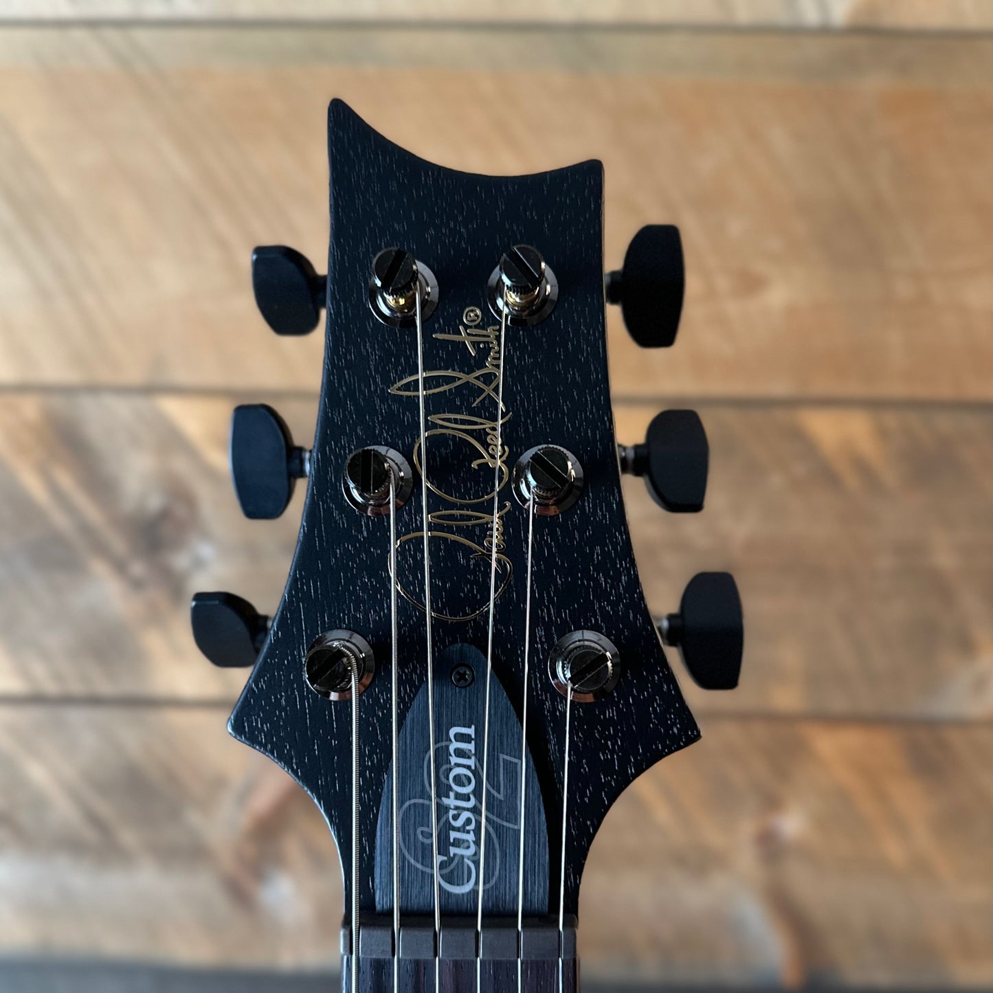 PRS Limited Edition Wood Library Select S2 Custom 24 Poplar Burl Top - Charcoal Burst S2089080