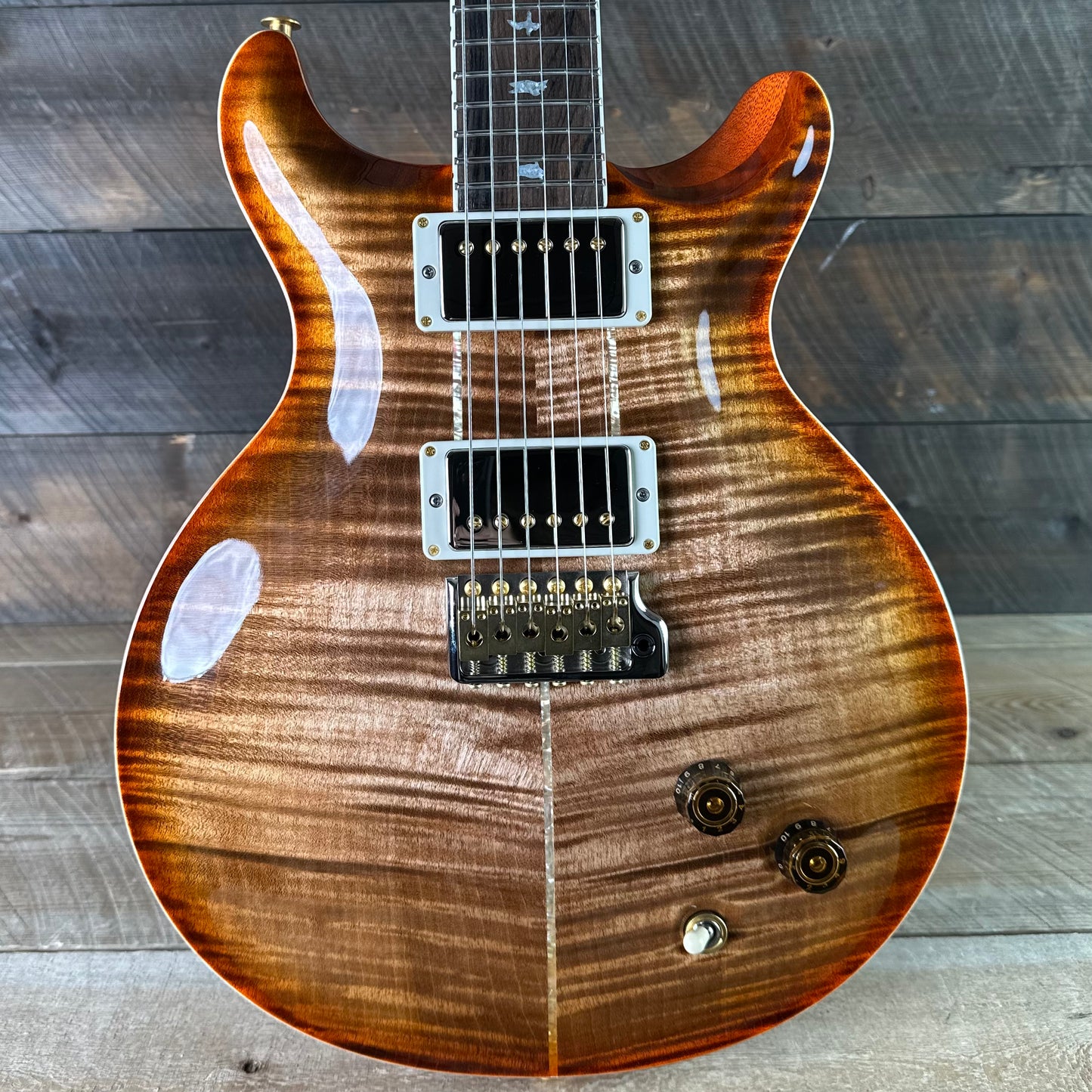 PRS Wood Library Santana Retro Korina Back & Neck, Ziricote FB!! - Autumn Sky 418558