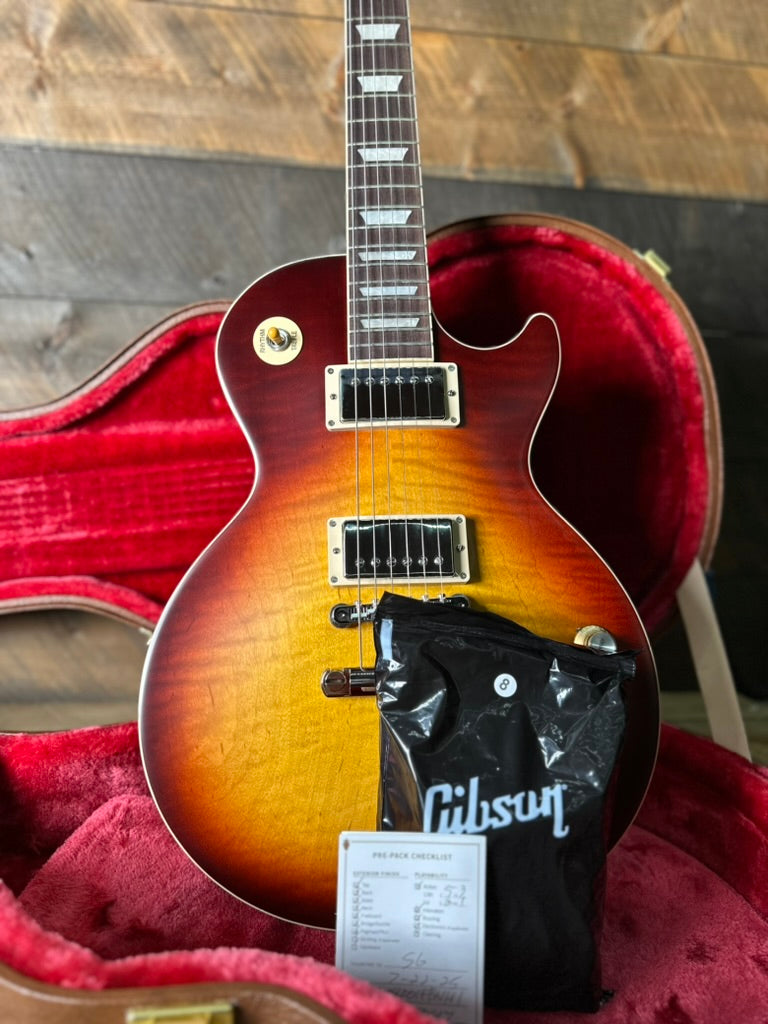 Gibson Les Paul Standard 60s Faded - Faded Dark Bourbon Burst  215550147