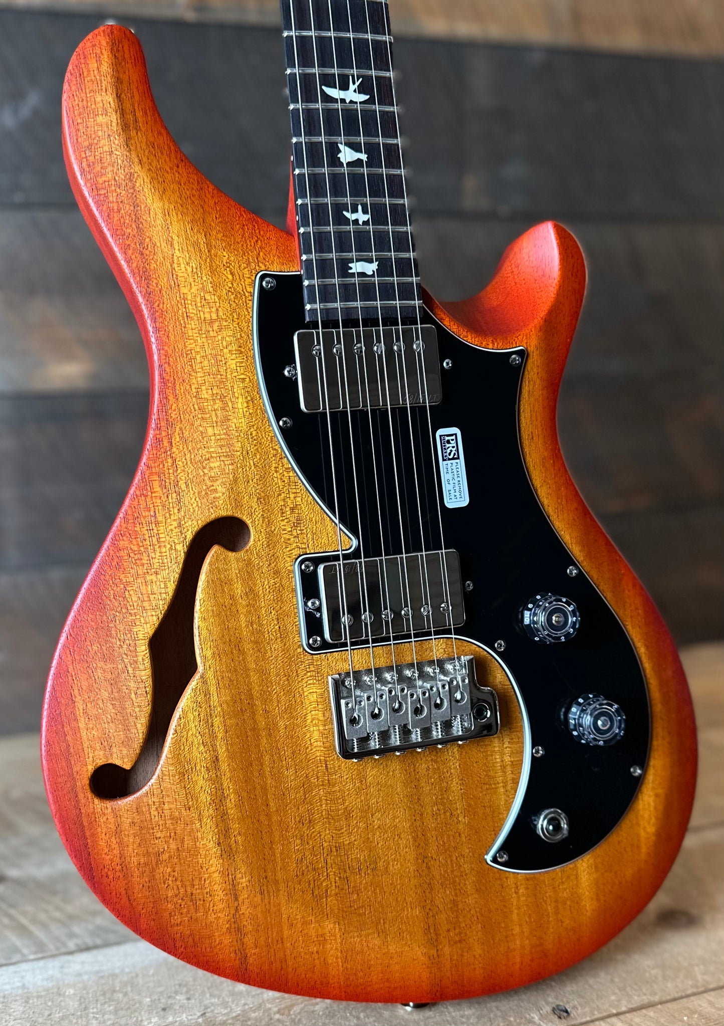 PRS S2 Vela Semi-Hollow HHT Quimper Edition – McCarty Sunburst Satin Nitro USA Electric Guitar S2089128