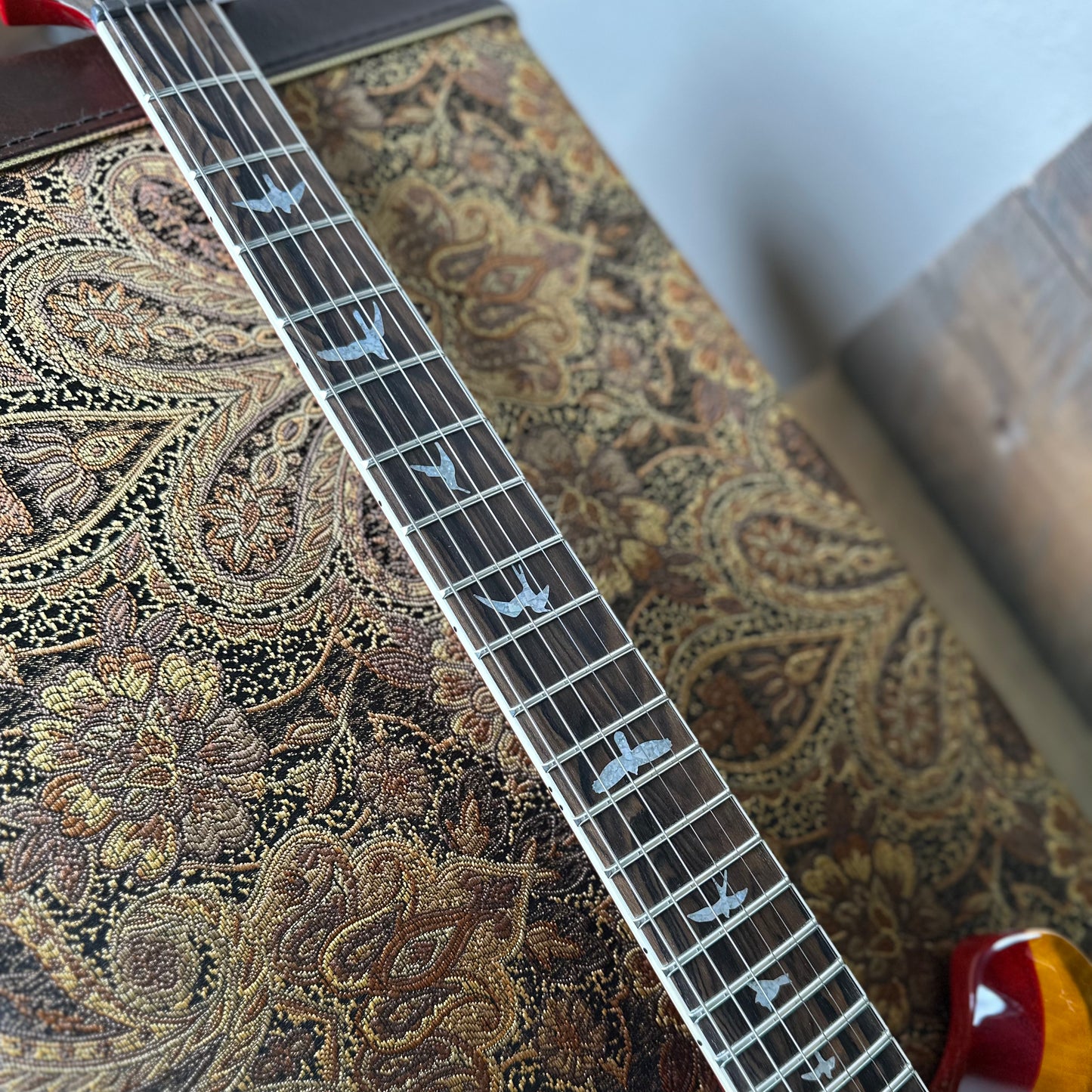 PRS Wood Library Santana Retro Flamed Maple 10 Top, Korina Back & Neck, Ziricote FB!! - McCarty Sunburst 419529