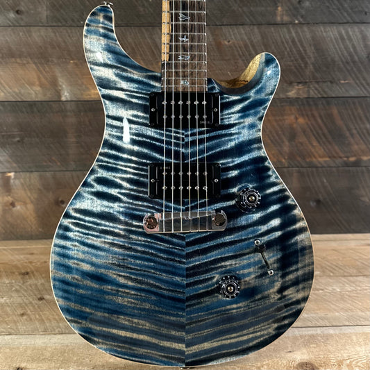 PRS Wood Library Custom 24 Stoptail Limited Edition - Faded Whale Blue (Natural Back) 430447