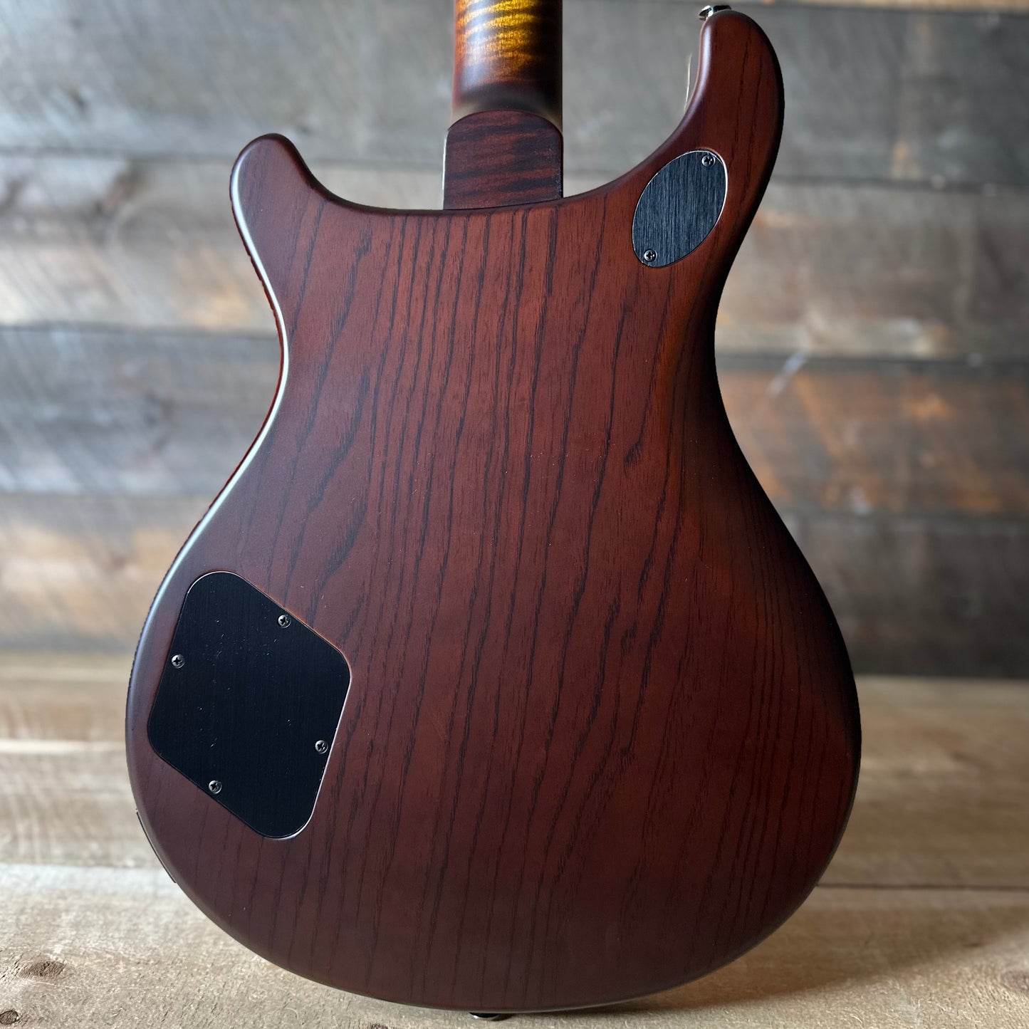 PRS Wood Library McCarty 594 Flamed Maple 10 Top, Swamp Ash Back, Stained Maple Neck, Bound Ebony FB - Satin Black Gold Burst 418877