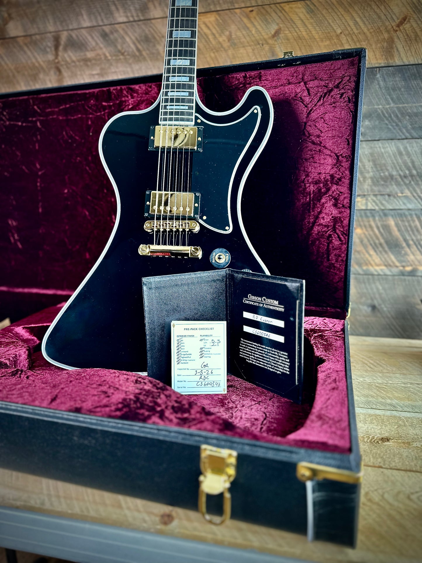 Gibson Custom RD Custom - Ebony CS600546