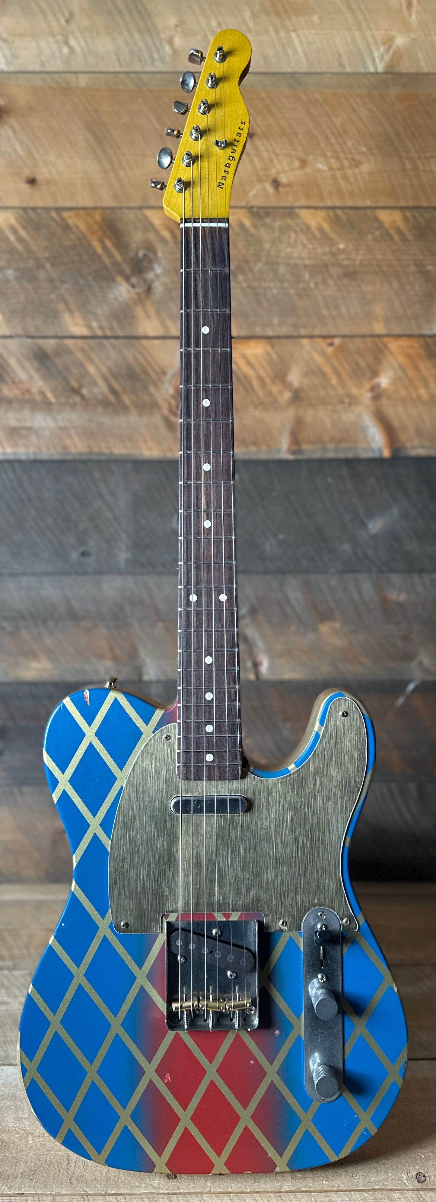 Nash T-63 Alder Body Light Aged - Rare Art Series Harlequin #4 NG-6310