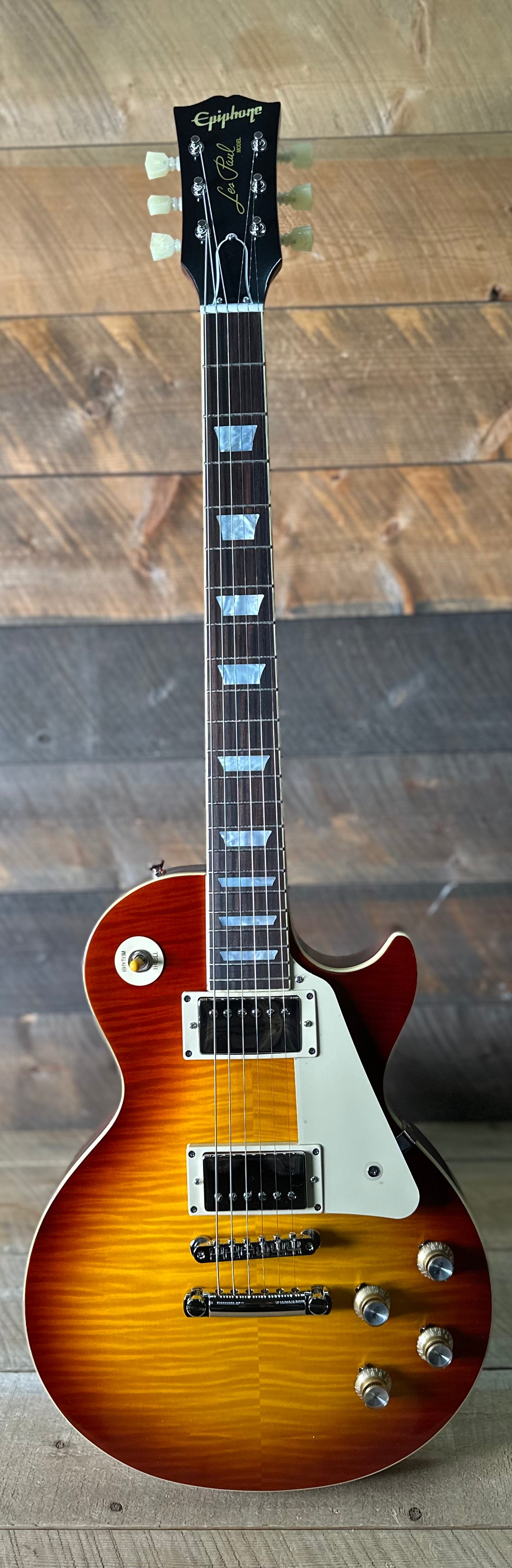 Epiphone Inspired By Gibson Custom 1960 Les Paul Standard - Washed Cherry Sunburst 24121526322