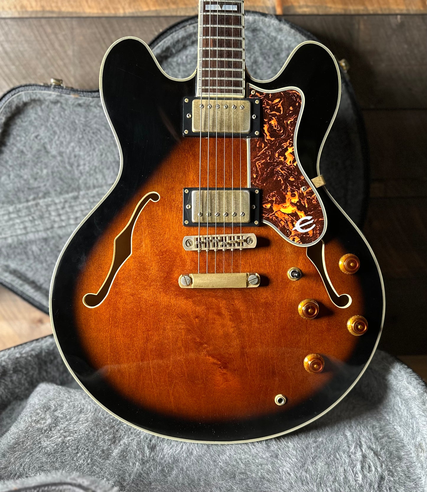 Used 1993 Epiphone Sheraton Made In Korea - Tobacco Burst