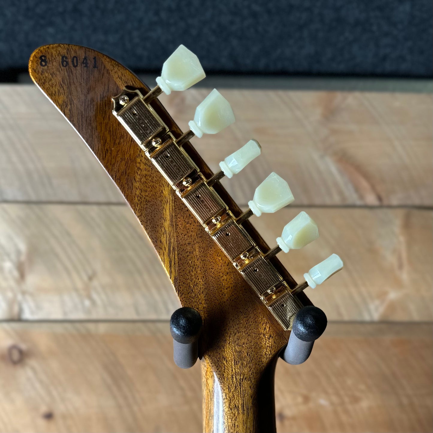 Gibson Custom 1958 Mahogany Explorer Reissue, VOS - Antique Natural 86041