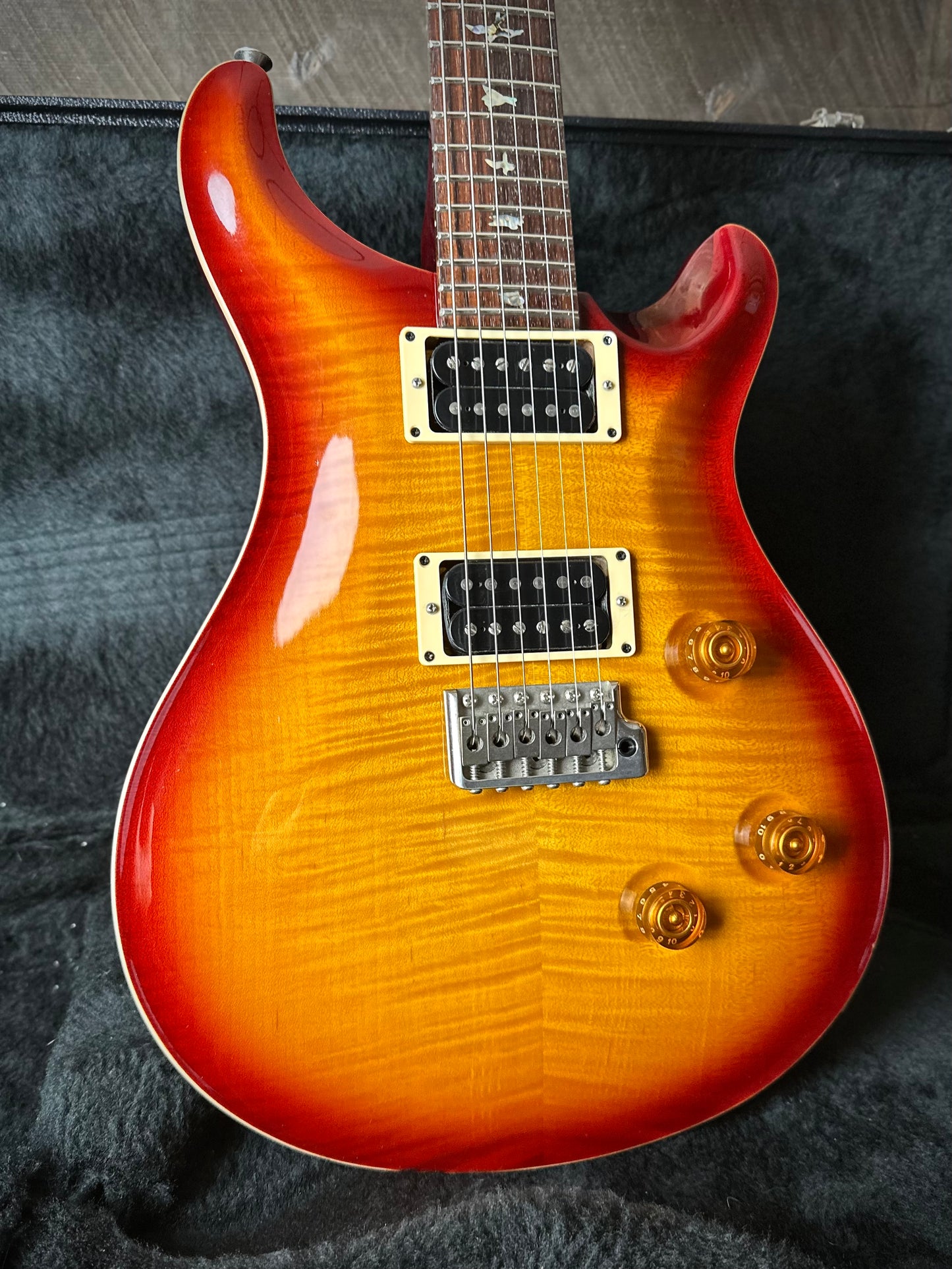 Used PRS Custom 24 Flame Maple 10-Top Tobacco Sunburst