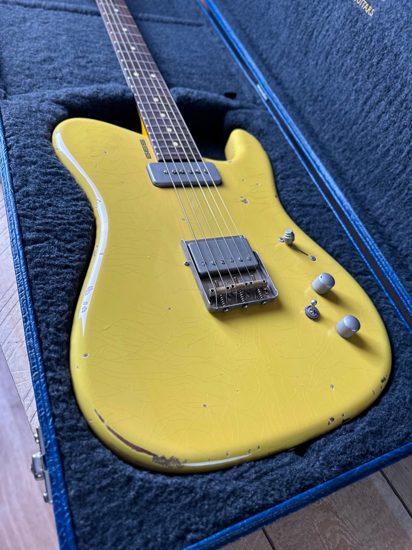 Tausch Guitars 665 Raw - Marshmallow Yellow 32603