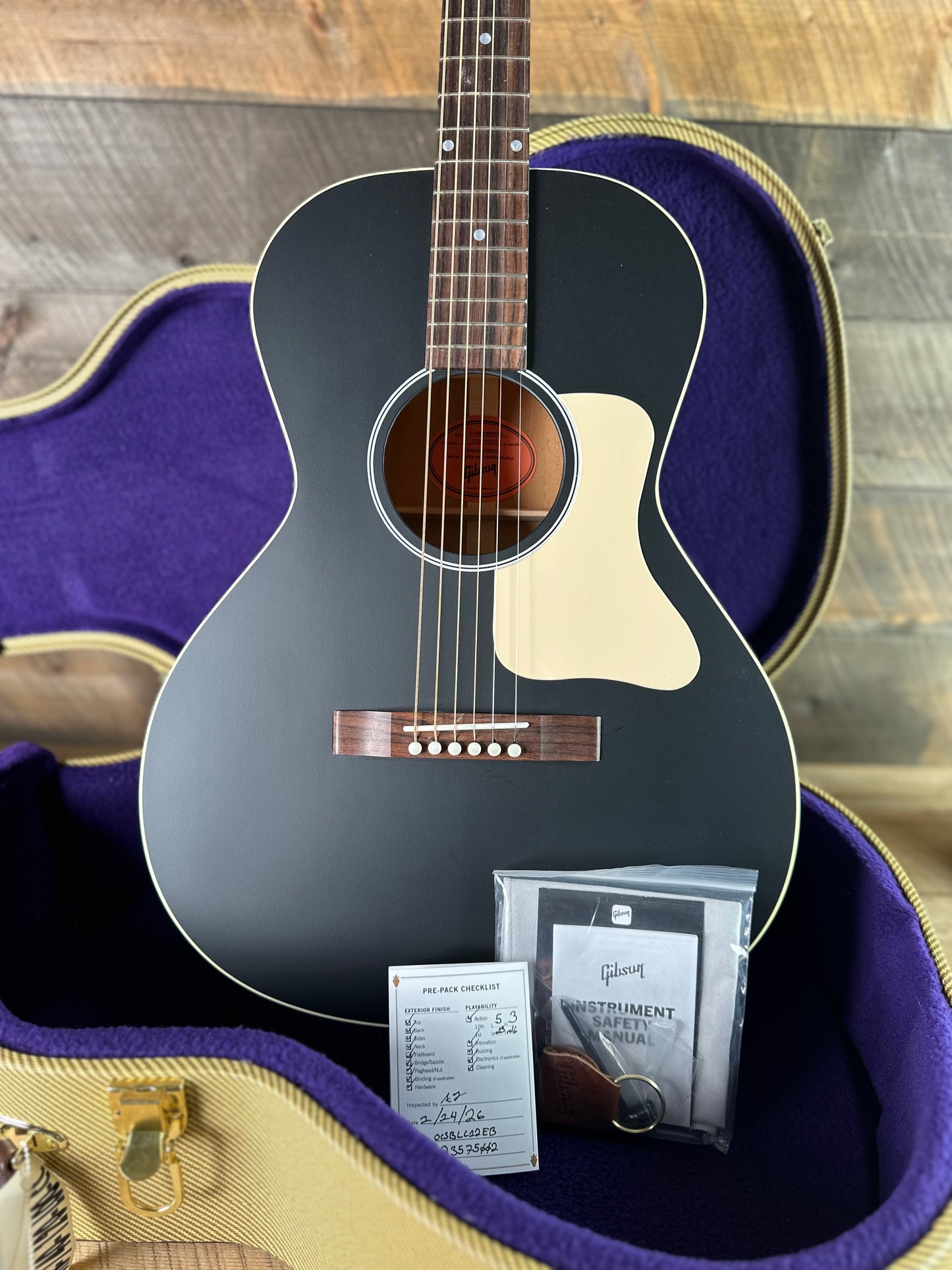 Gibson L-00 Century 12-Fret Acoustic - Ebony 23575002
