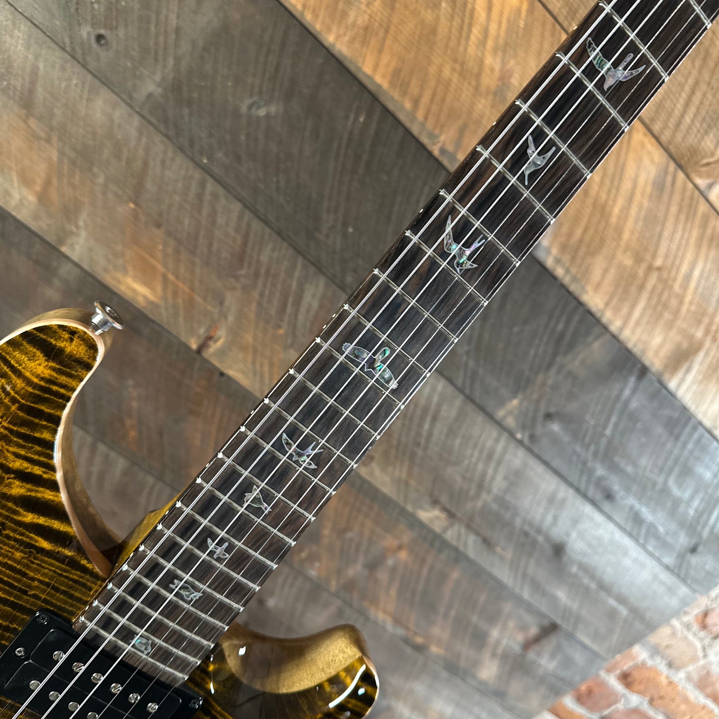 PRS Wood Library Custom 24 Stoptail Limited Edition - Tiger Eye (Natural Back) 430491