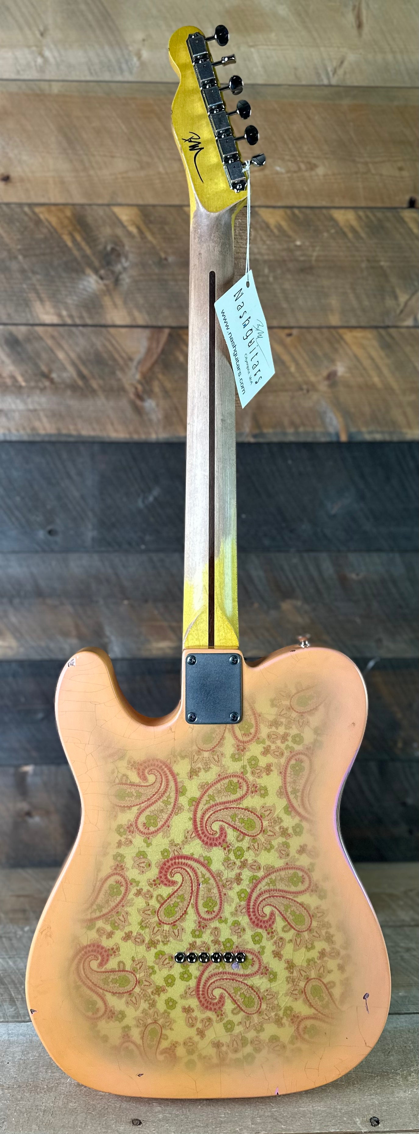 Nash T-68 - Paisley Medium Relic Lollar Pick Ups Maple Neck