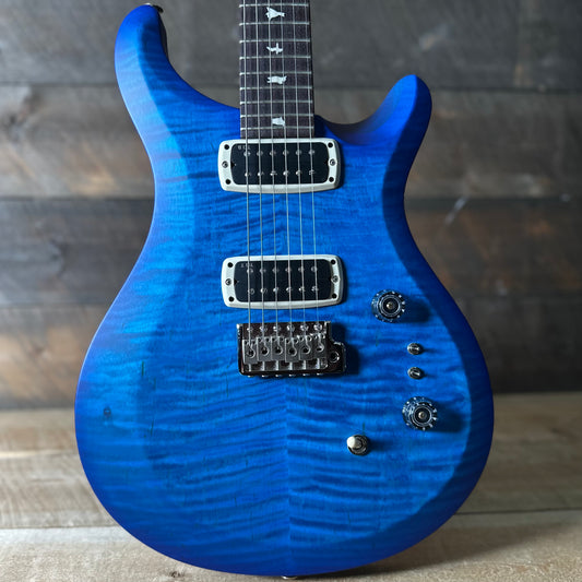 PRS S2 Wood Library Custom 24-08 QS Exclusive Satin Run! - Lake Blue S2085528