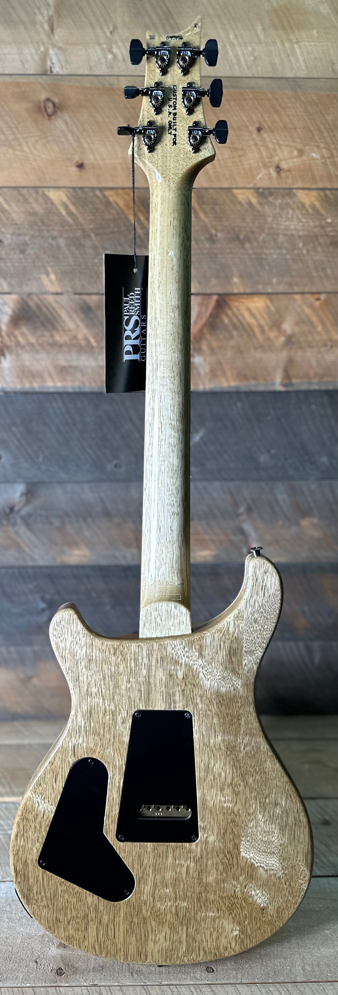 PRS Wood Library Custom 24 Flame Top  Brazilian Rosewood Fretboard!  - Aquamarine 411446