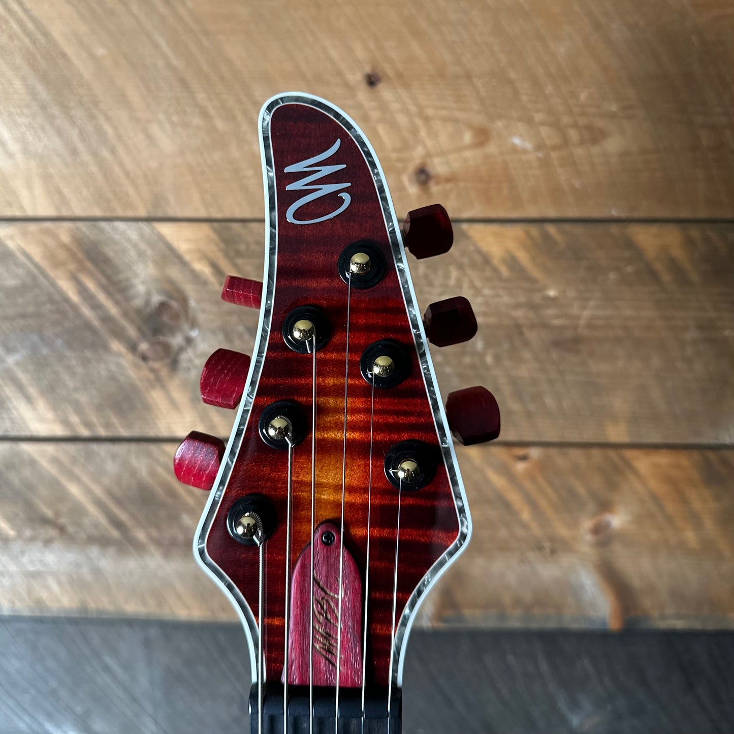 Used Mayones Regius BT 6 Quilted 4A Top - Dark Lava Burst!
