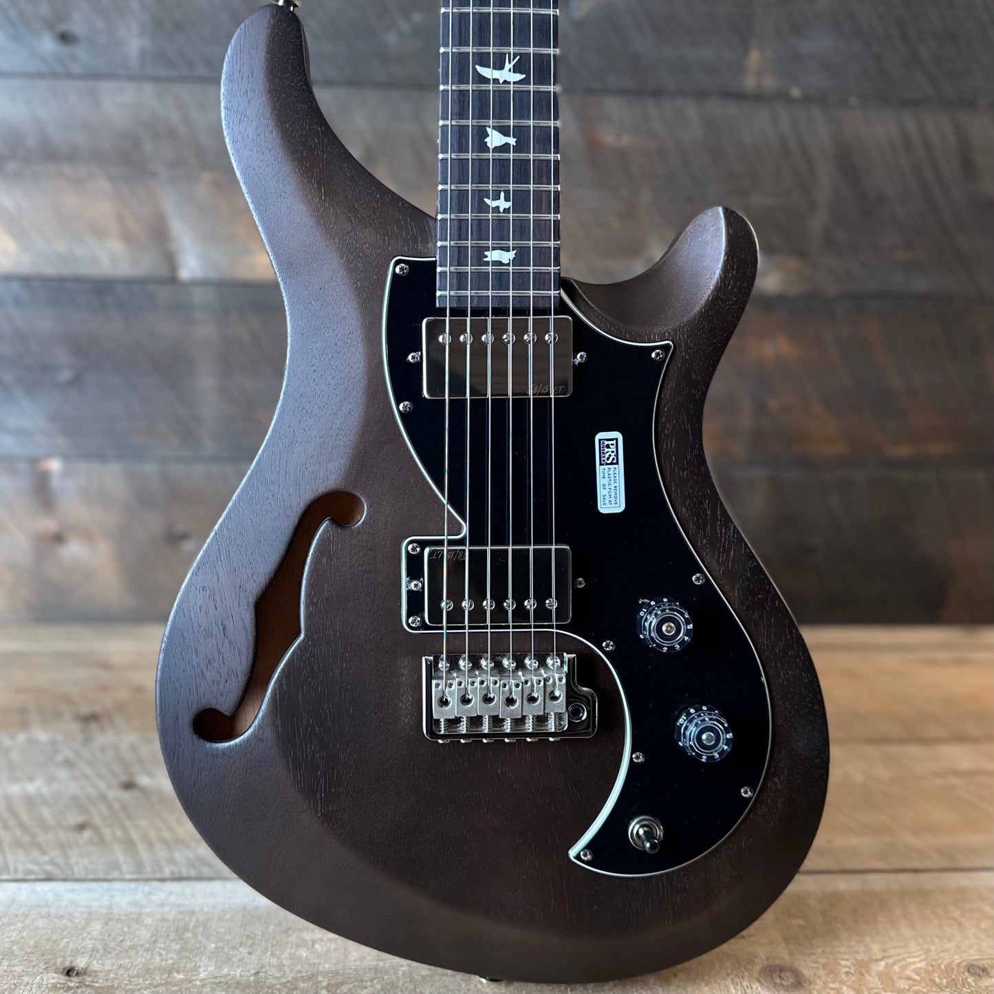PRS S2 Vela Semi-Hollow HHT Quimper Edition – Walnut Satin Nitro USA Electric Guitar S2089126