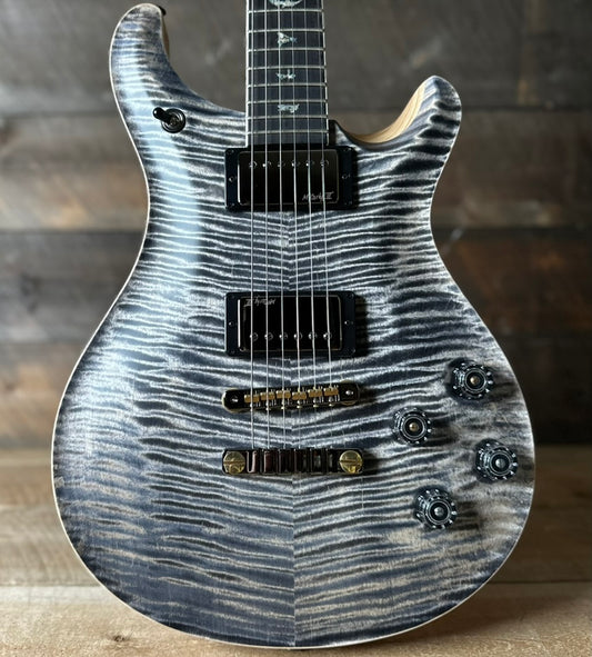 PRS Wood Library McCarty 594 Flamed Maple 10 Top, Swamp Ash Back, Stained Flamed Maple Neck, Bound Ebony FB - Satin Charcoal 418878