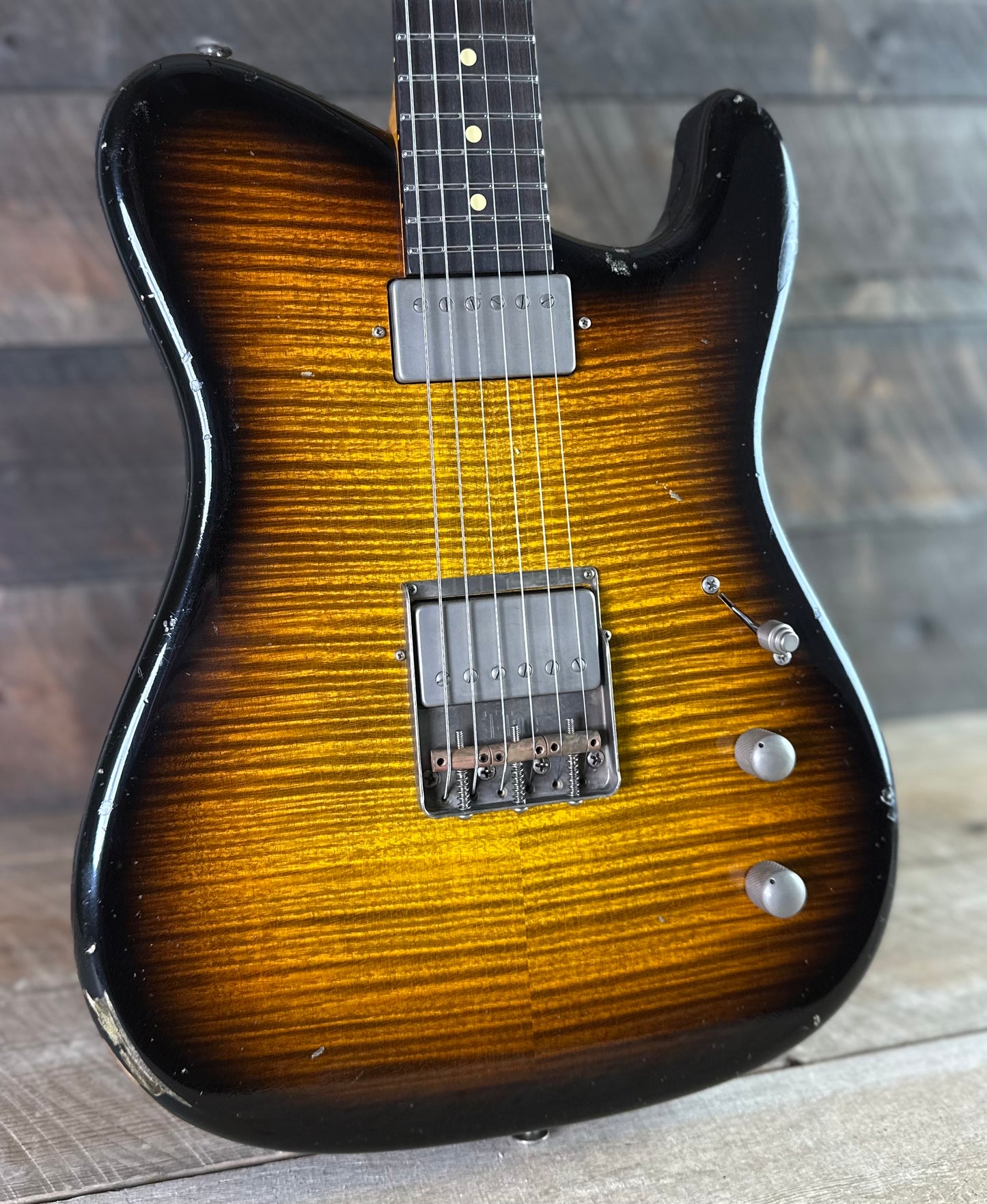 Tausch Guitars 665 Raw - Antique Burst 122506