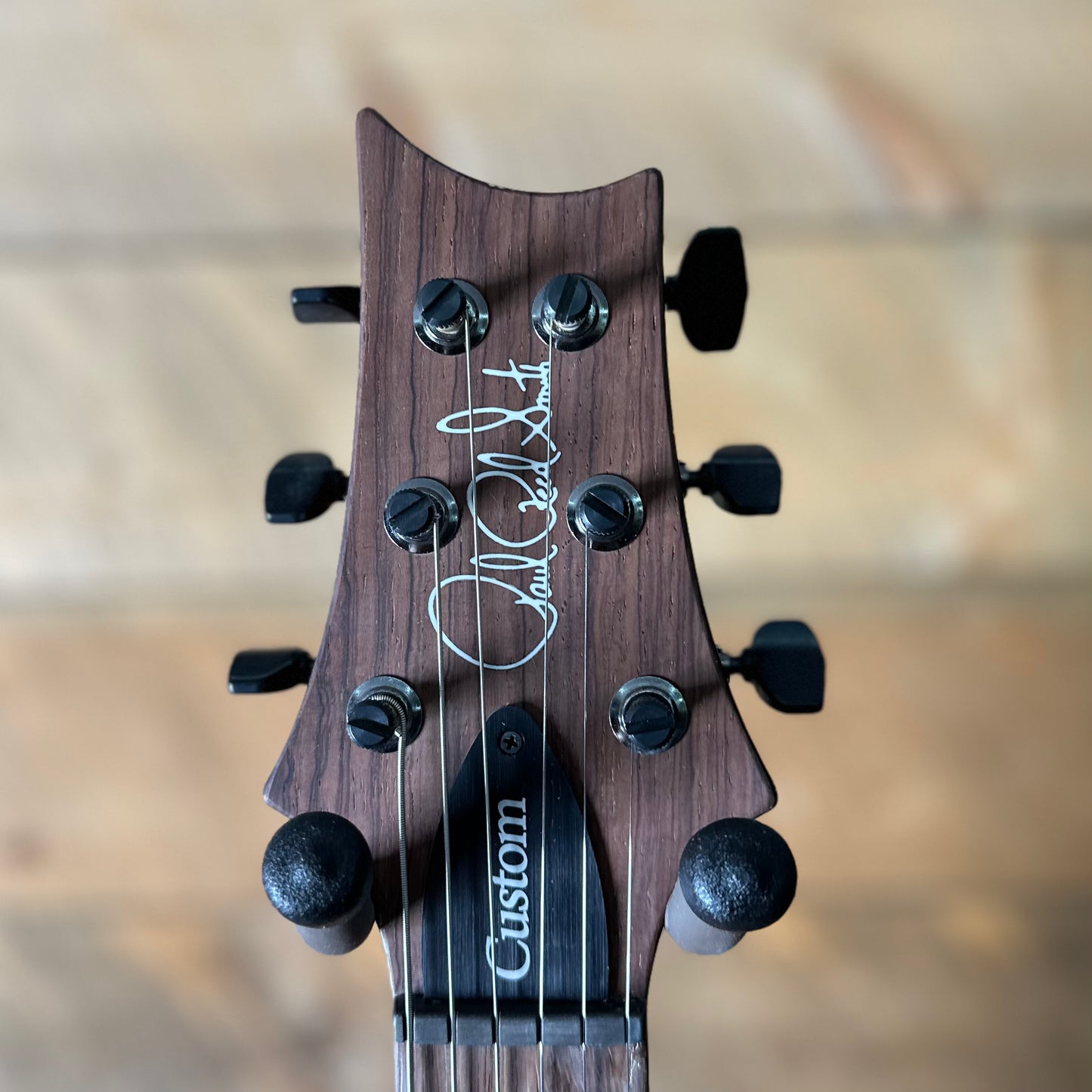 PRS Wood Library Custom 24 Quilt Top Brazilian Rosewood Fretboard! - Livingston Lemondrop 408160