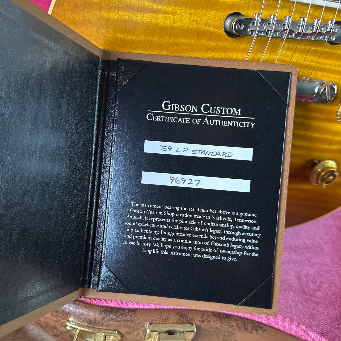Gibson Custom Shop 1959 Les Paul Standard Reissue - Dirty Lemon 96927