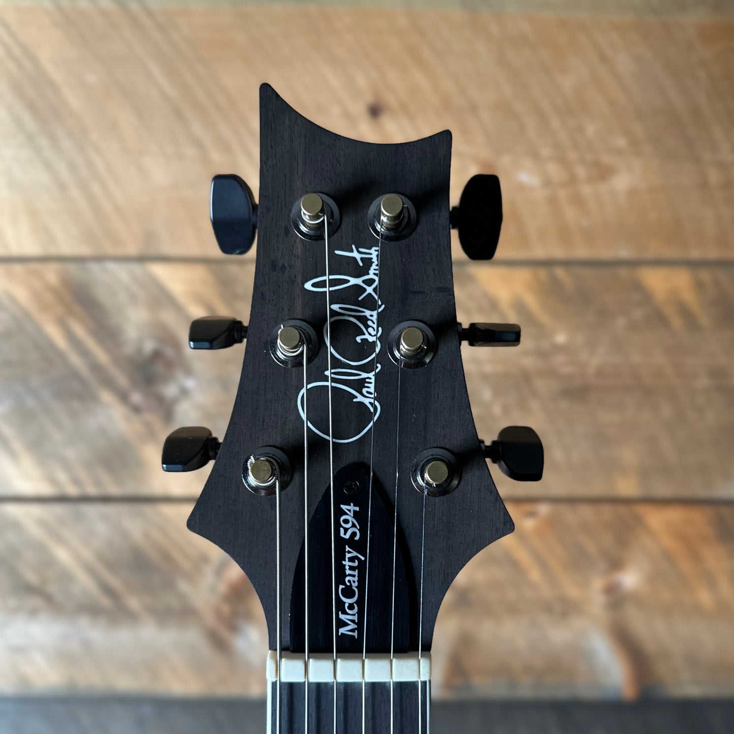PRS Wood Library McCarty 594 Flamed Maple 10 Top, Swamp Ash Back, Flamed Maple Neck, Bound Ebony FB - Satin Blue Fade 418876