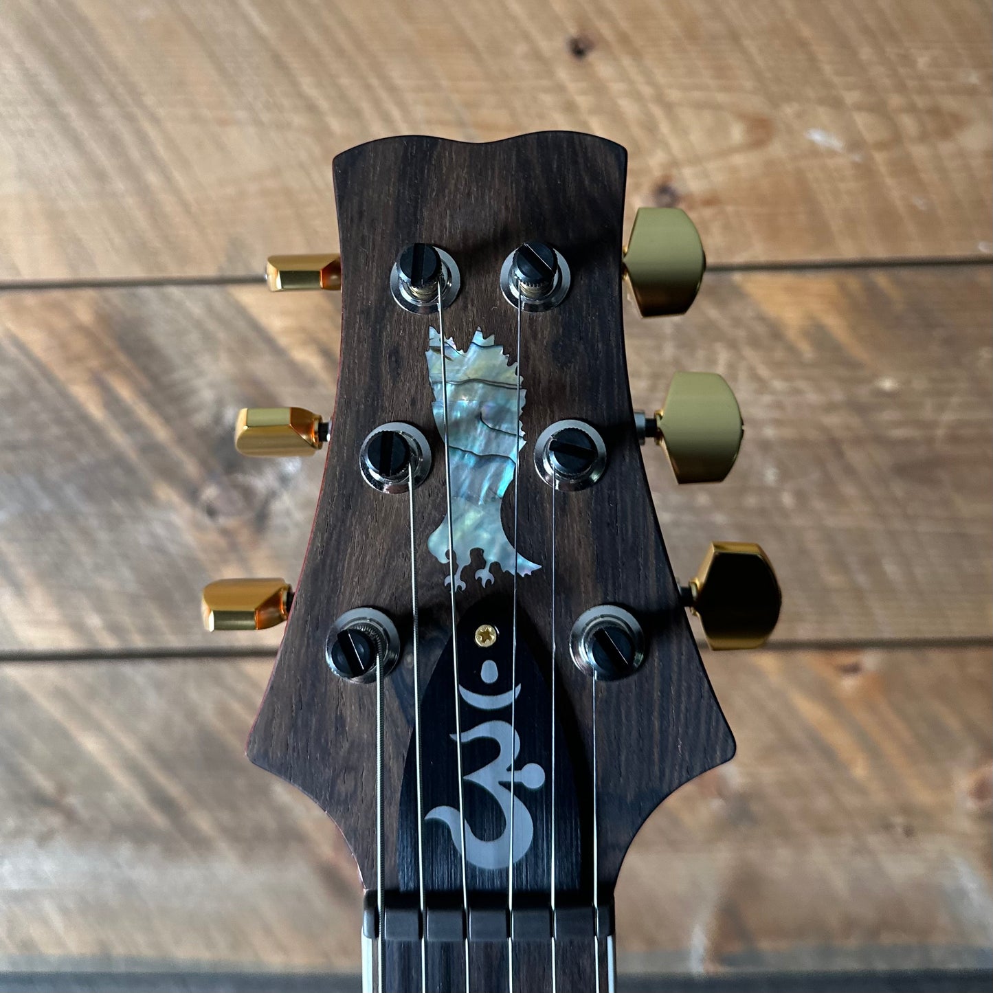 PRS Wood Library Santana Retro Korina Back & Neck, Ziricote FB!! - Autumn Sky 418562