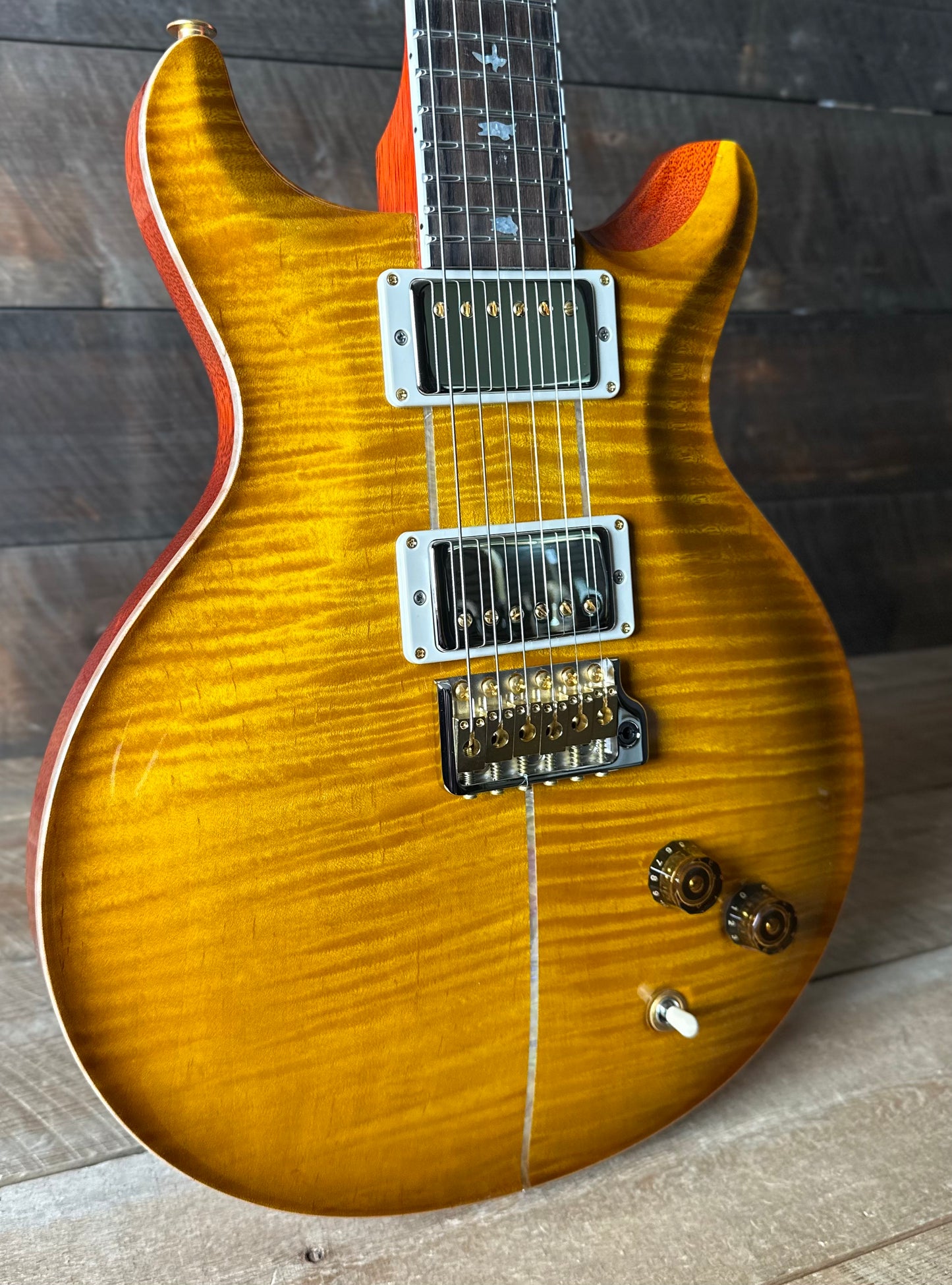 PRS Wood Library Santana Retro Korina Back & Neck, Ziricote FB!! - McCarty Sunburst 418559