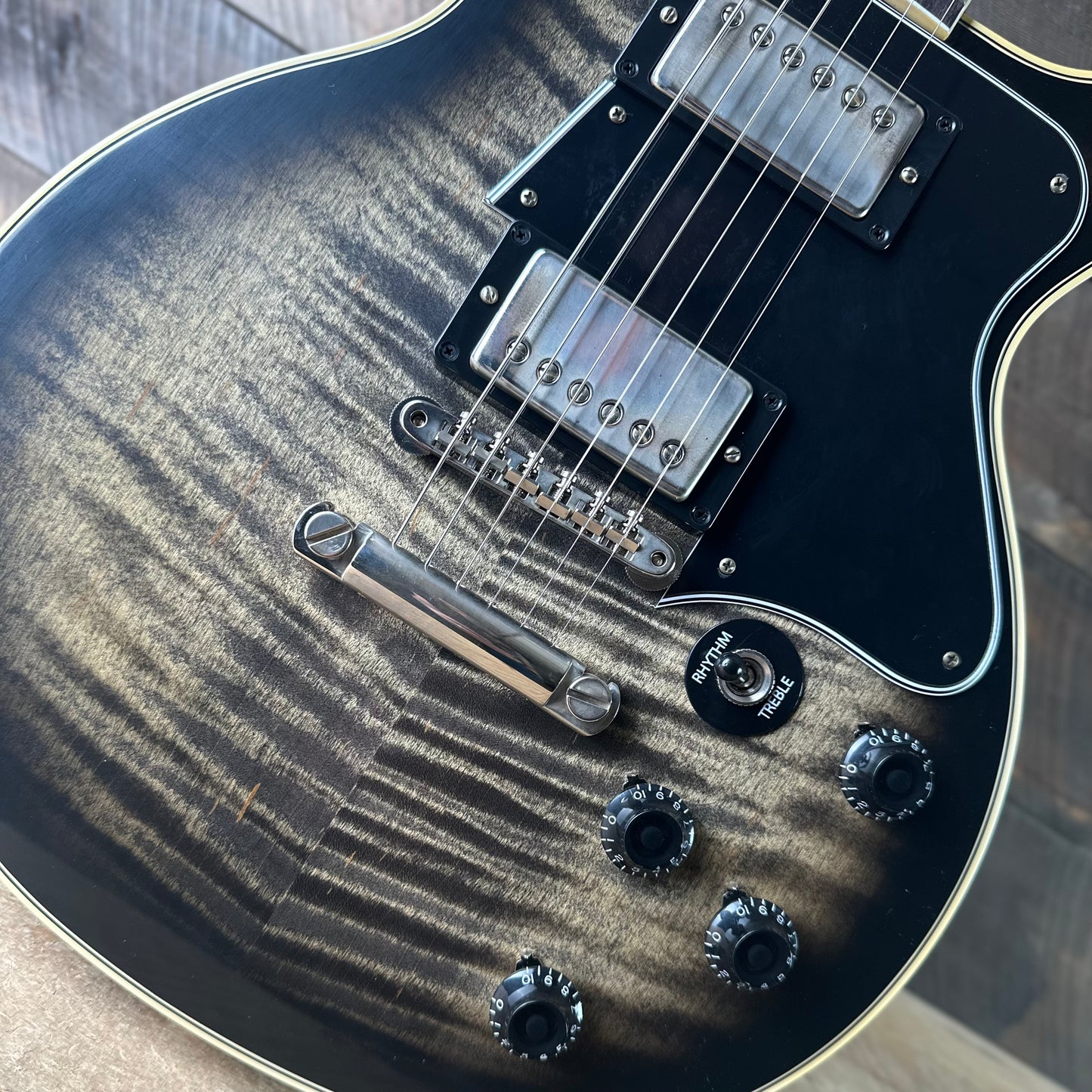Gibson Custom Les Paul Special Double Cut Figured, VOS - Cobra Burst 601118